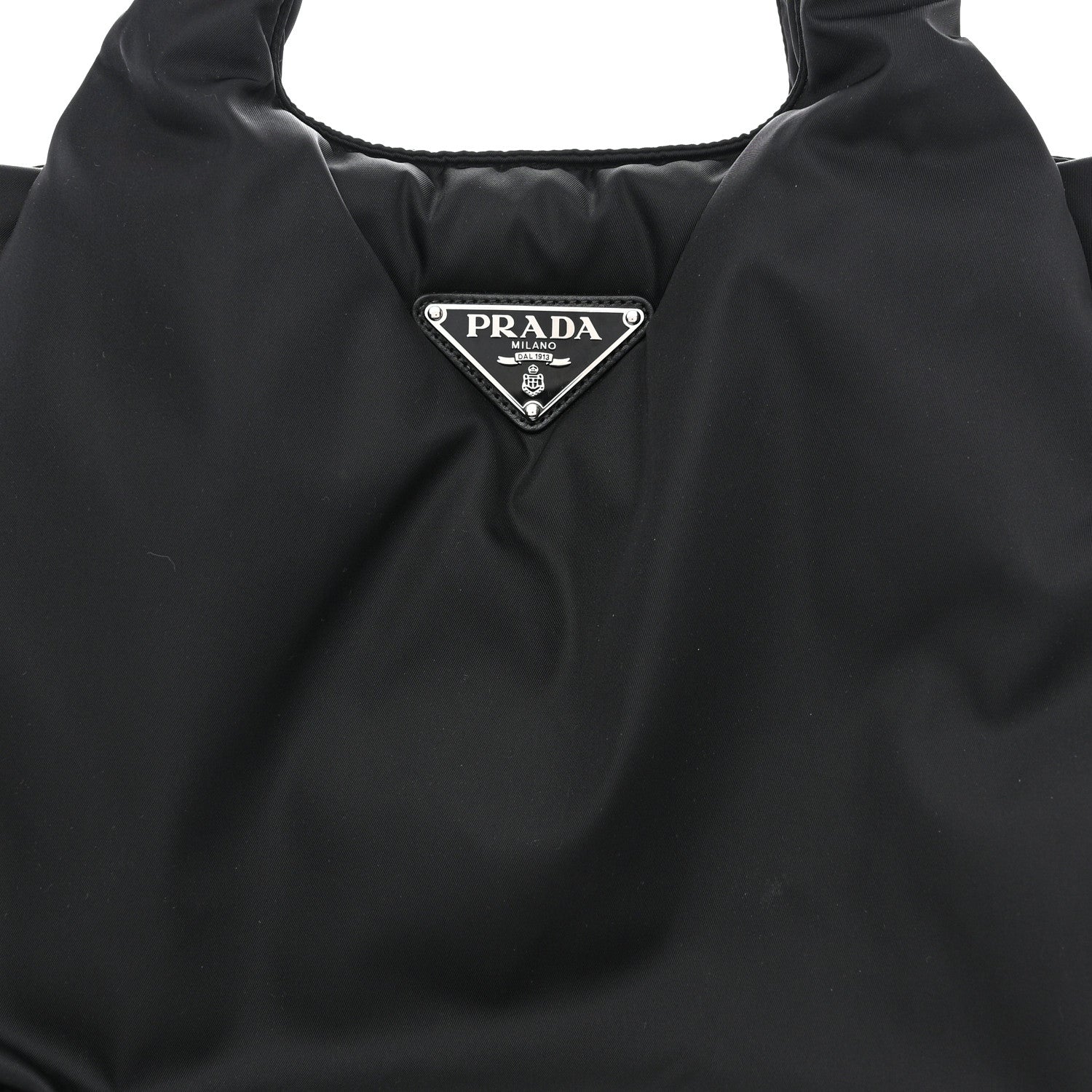 Prada Re-Nylon Padded Large Tote Black 10 of 13