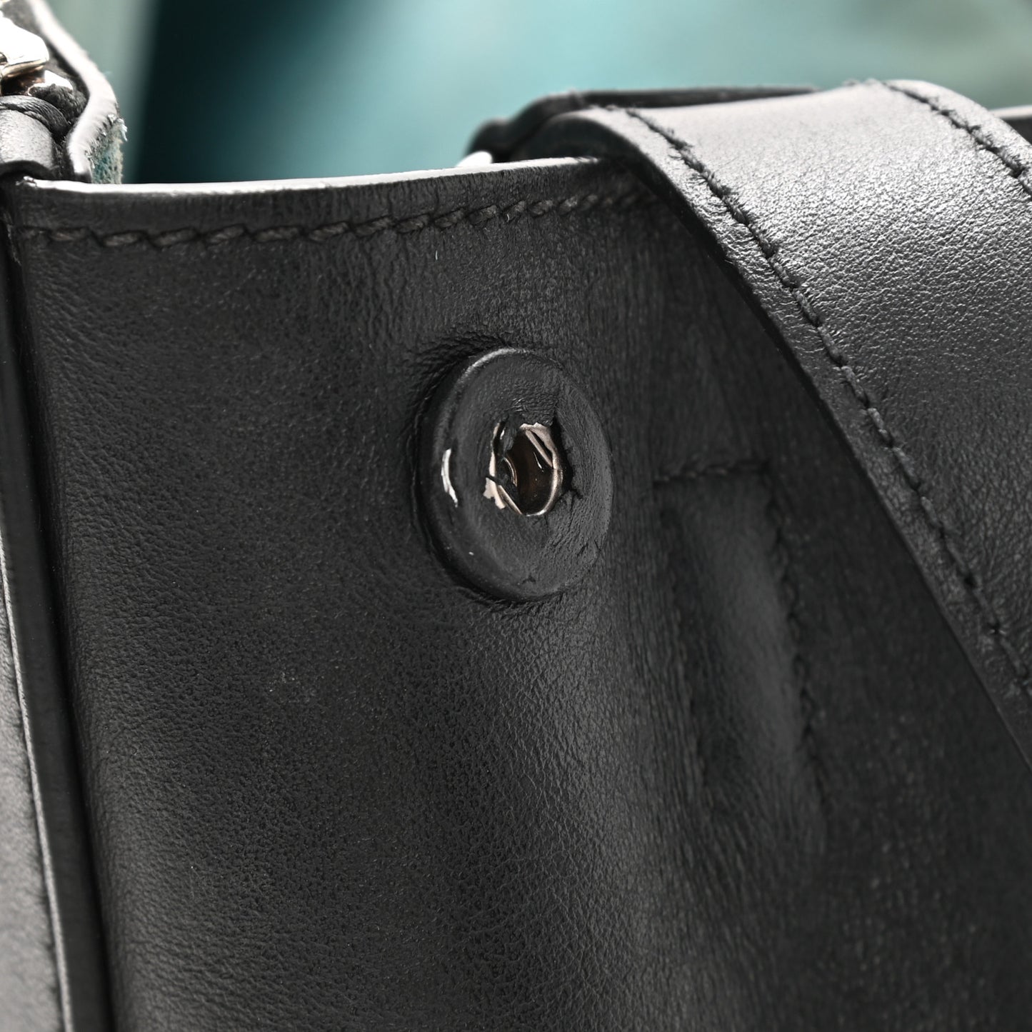 Soft Calfskin Galleria Double Zip Tote Black