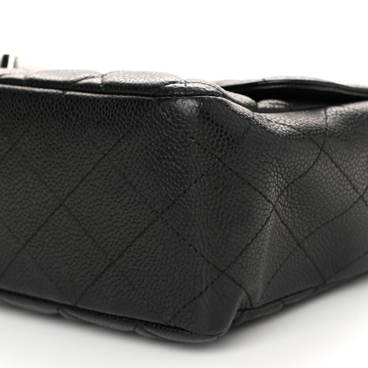 Caviar Quilted Jumbo Single Flap Black