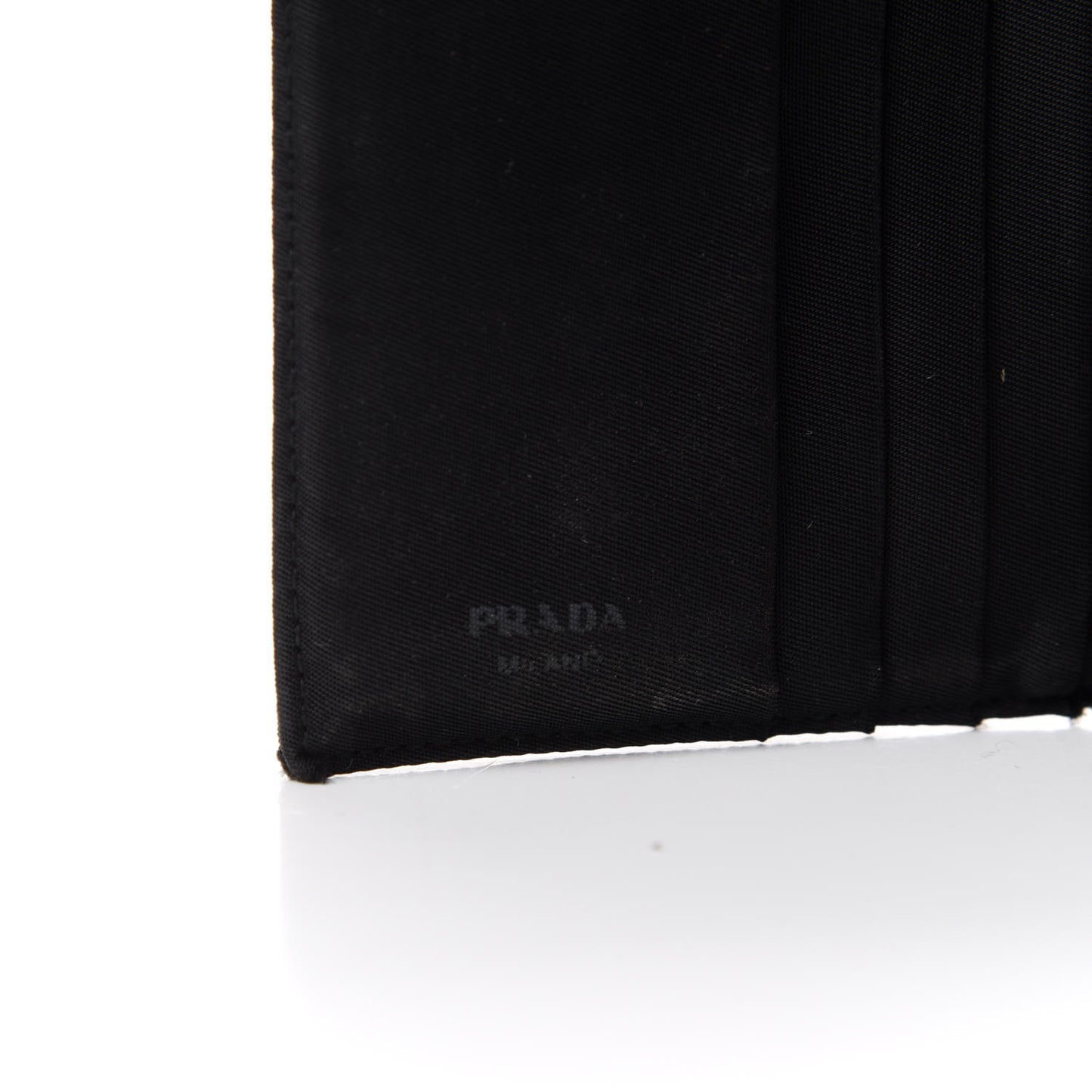 Tessuto Nylon French Wallet Black