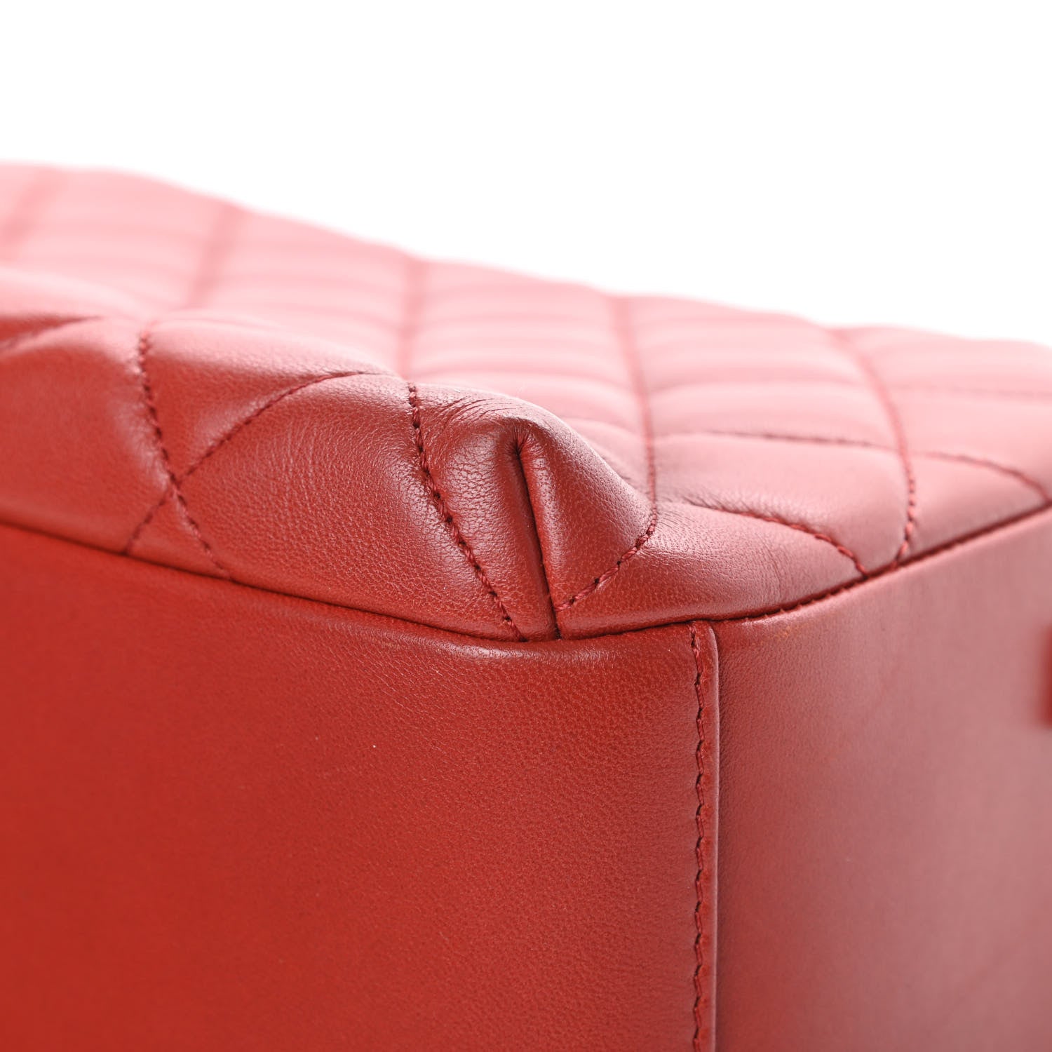 Chanel Lambskin Quilted Medium Trendy CC Bowling Bag Red 12 of 14