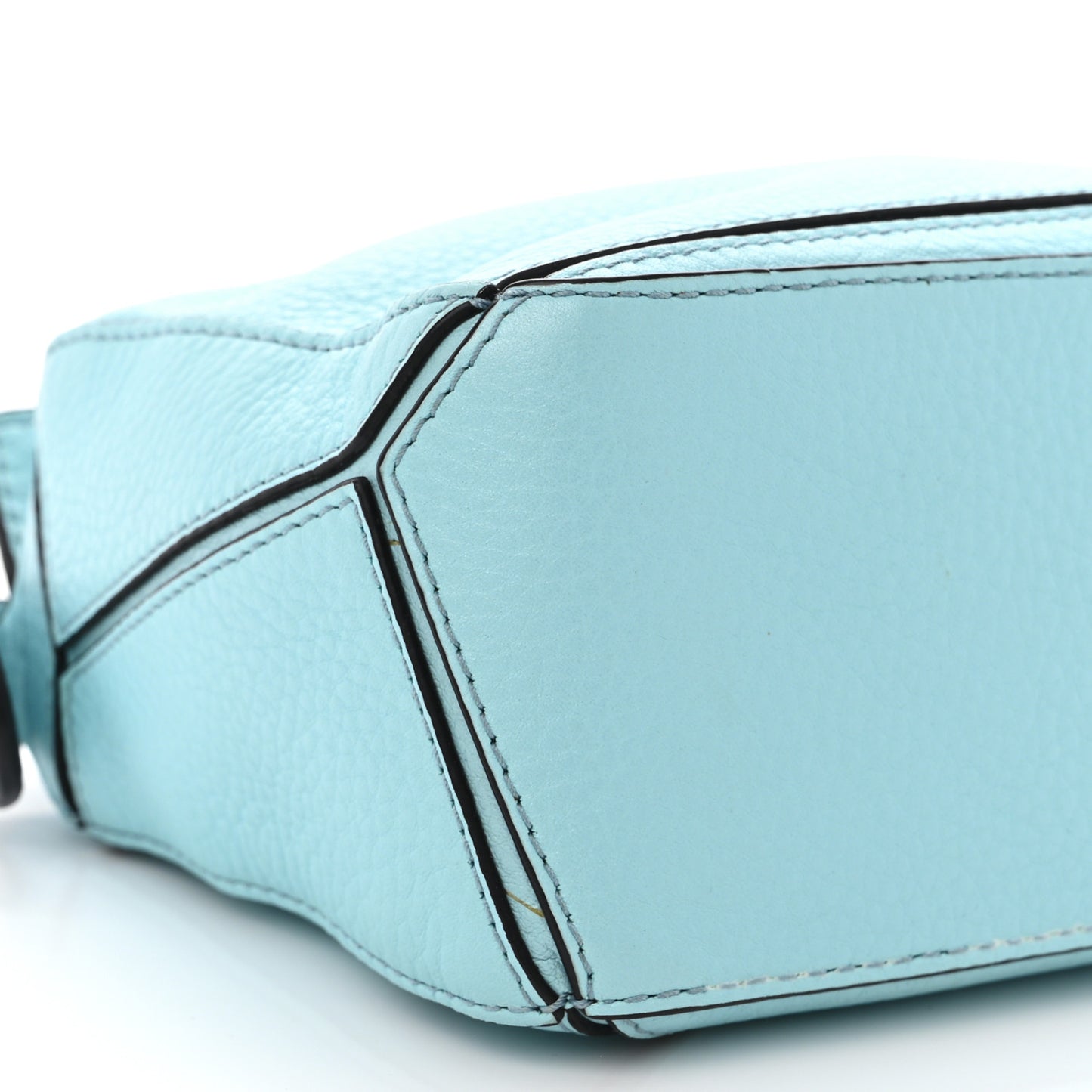 Calfskin Mini Puzzle Bag Light Blue