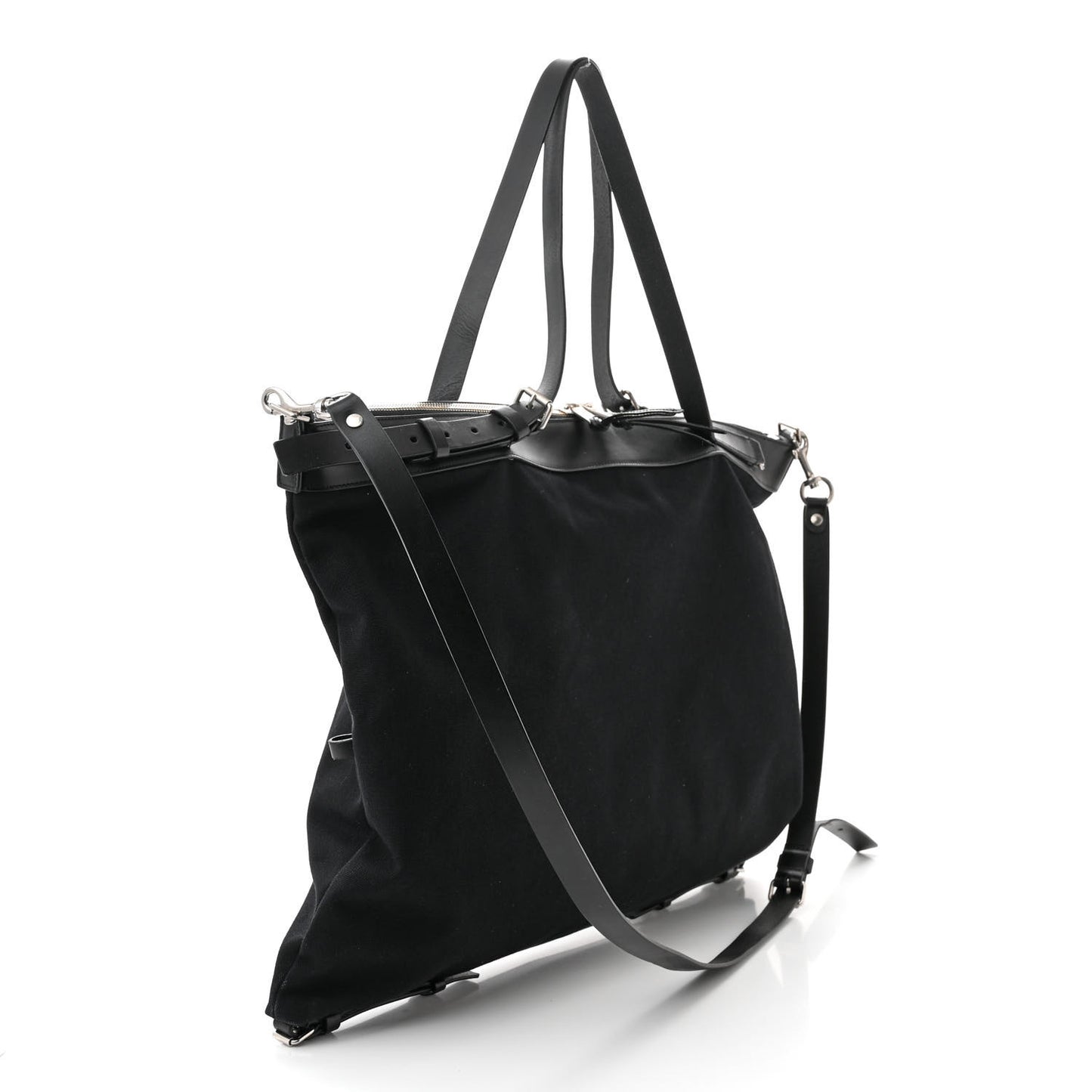 Canvas ID Shopping Bag Black