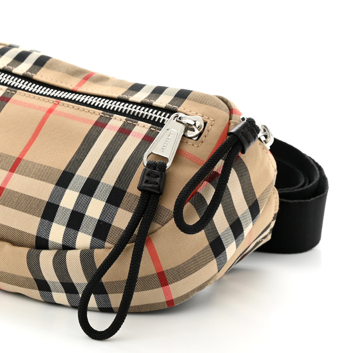 Nylon Vintage Check Small Cannon Bum Bag Archive Beige