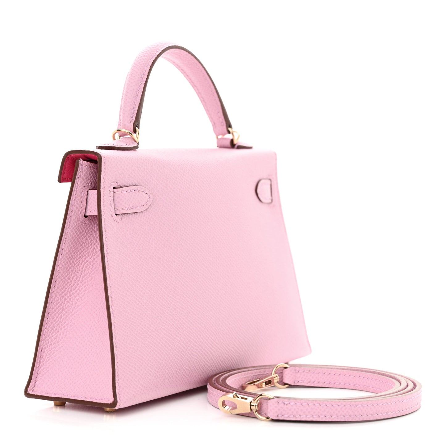 Epsom Horseshoe Mini Kelly Sellier 20 Mauve Sylvestre Rose Mexico