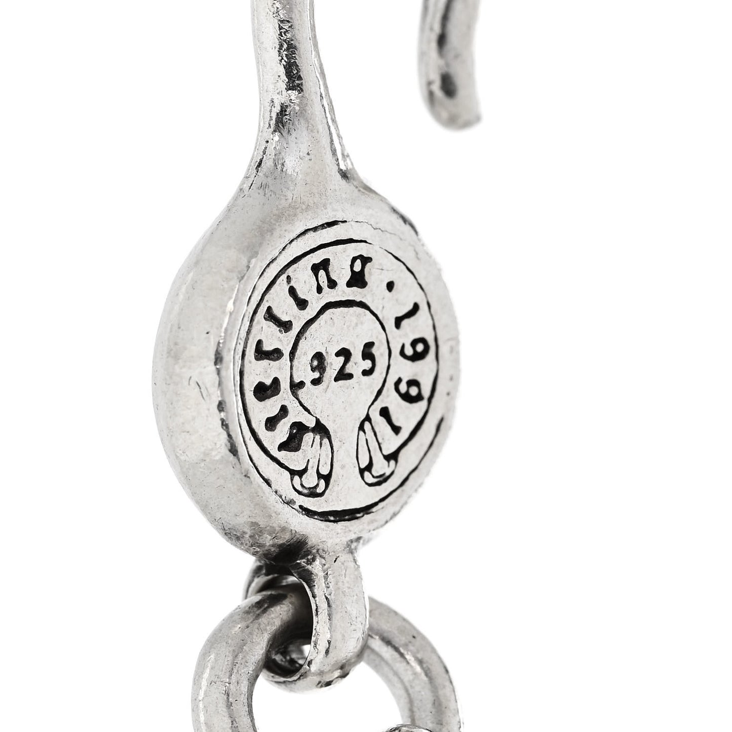 Sterling Silver Cross Ball Bracelet