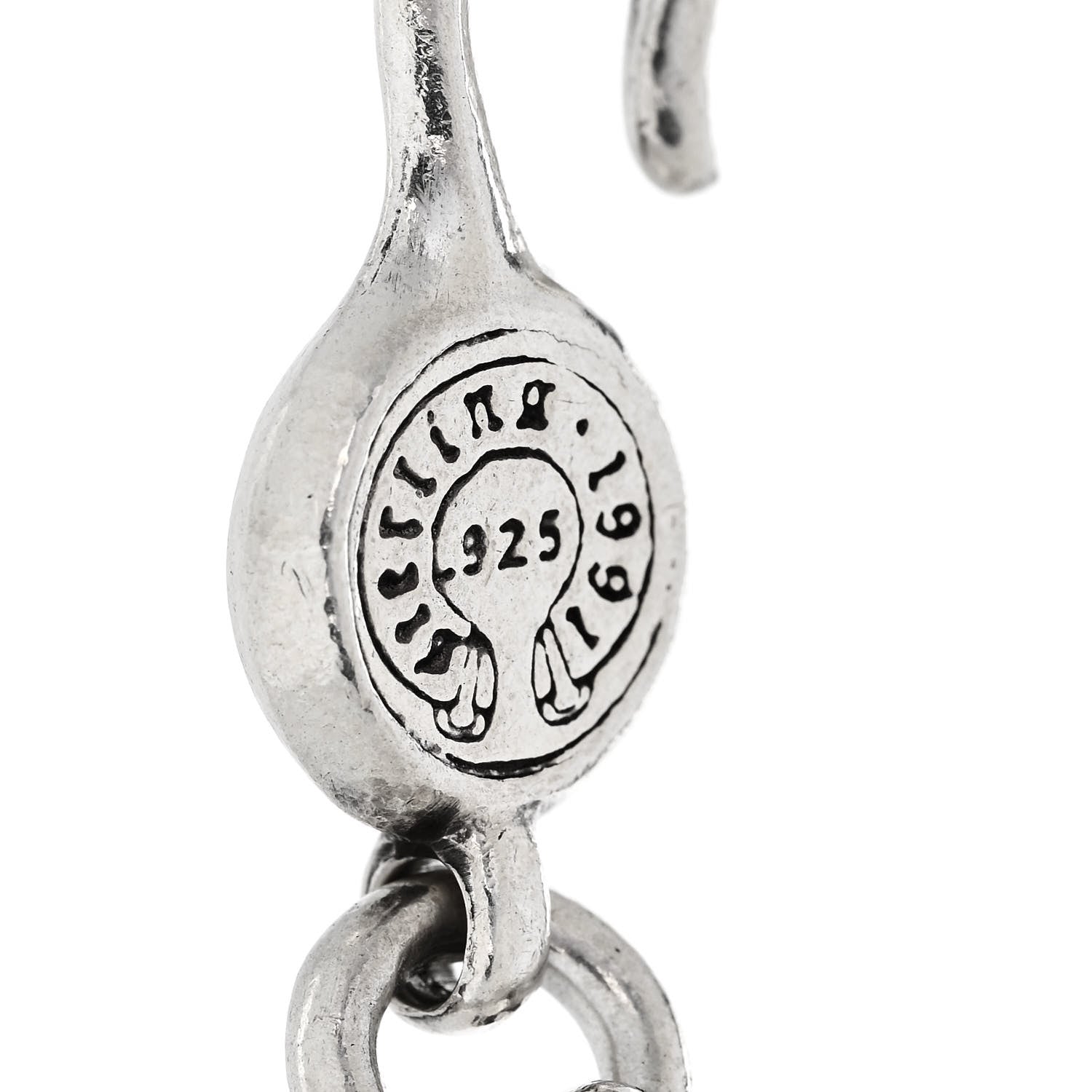 Chrome Hearts Sterling Silver Cross Ball Bracelet 4 of 5