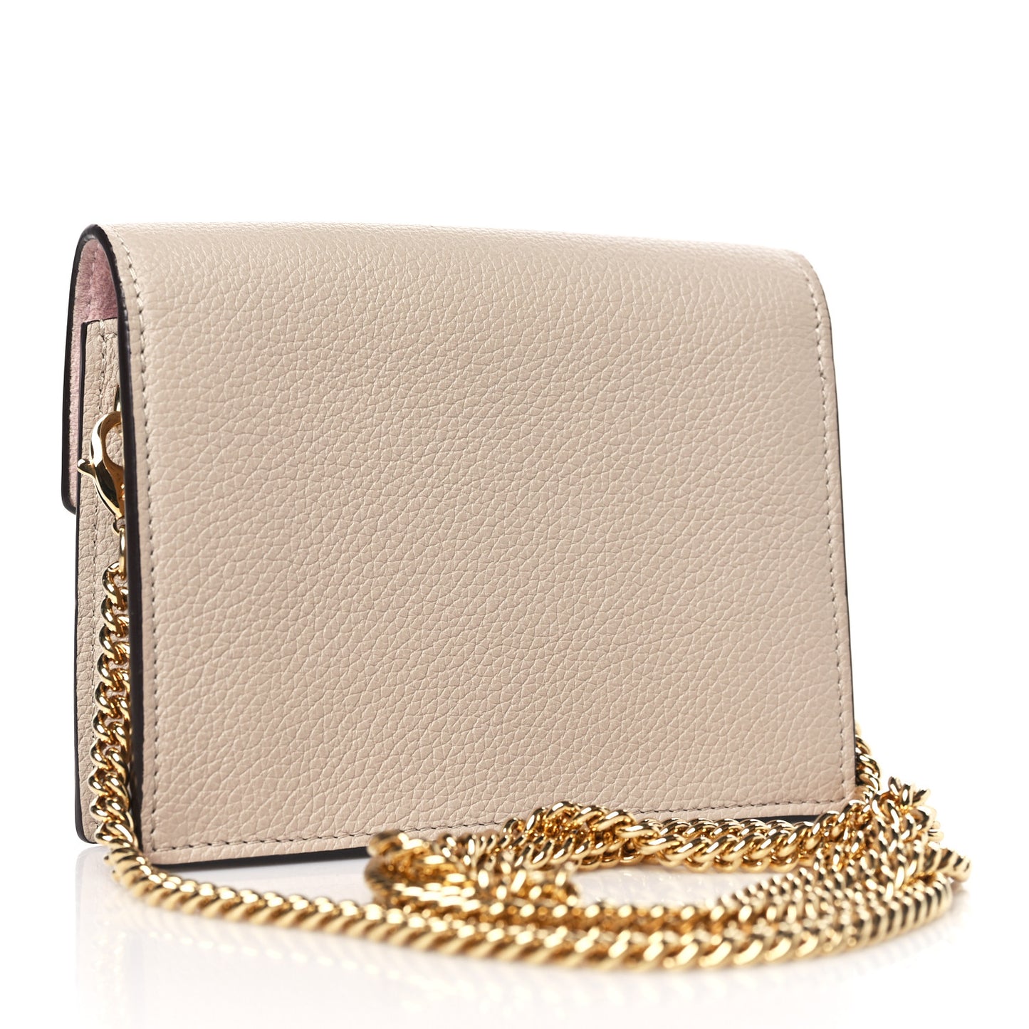 Soft Calfskin Mini My Lockme Chain Pochette Greige