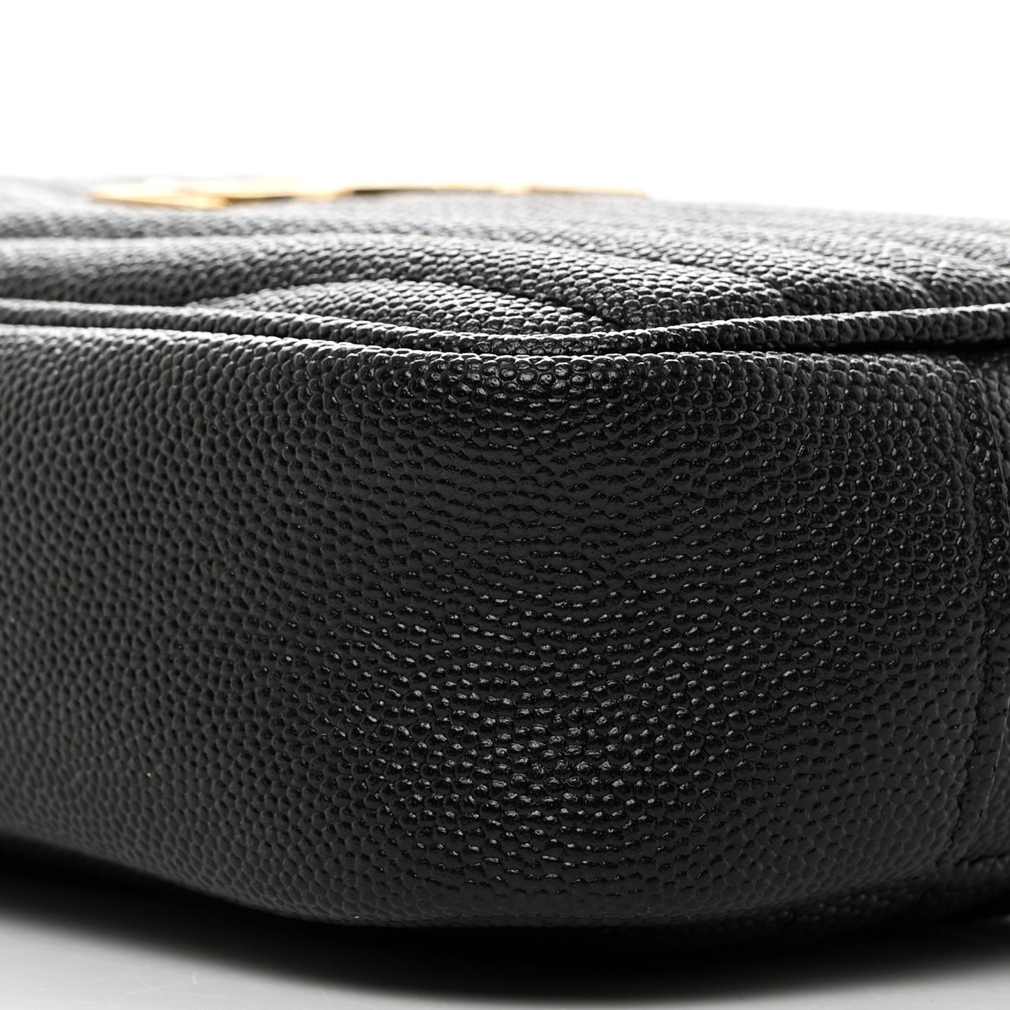 Grain De Poudre Matelasse Monogram Mini Lou Camera Bag Black
