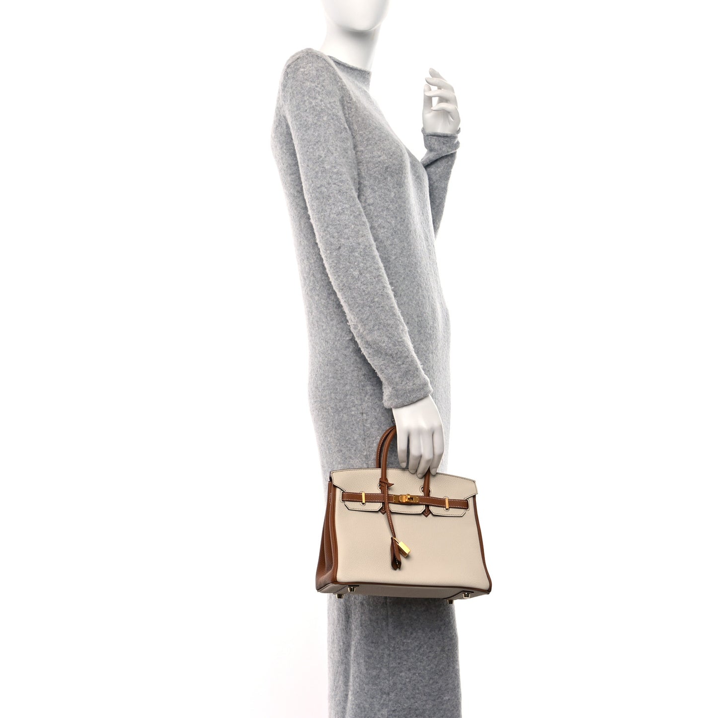 Togo Horseshoe Birkin 25 Craie Gold