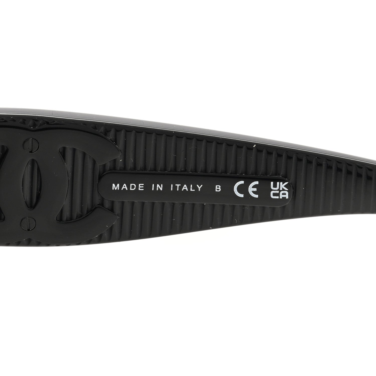 Chanel Acetate Shield Sunglasses 5495A Black 5 of 8