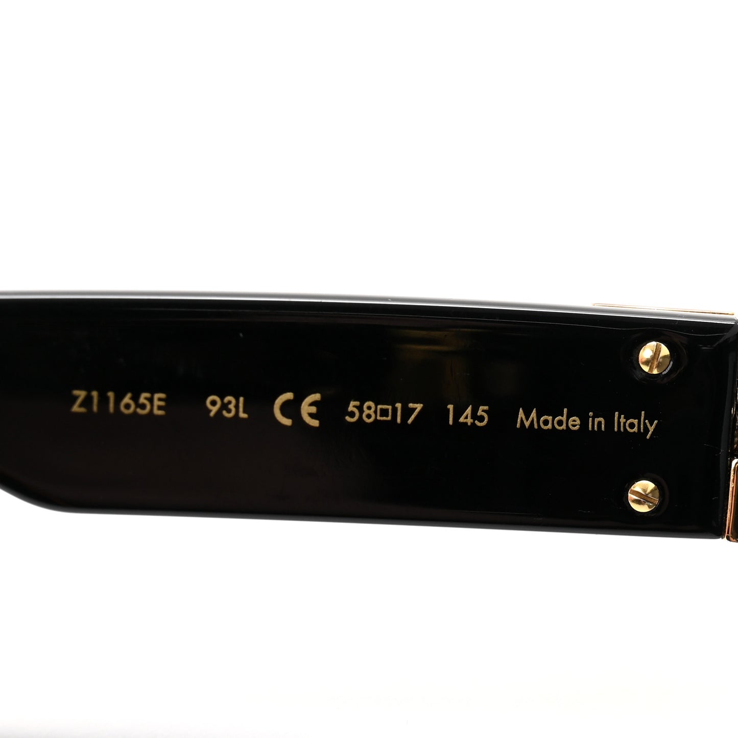 Acetate 1.1 Millionaires Sunglasses Z1165E Black