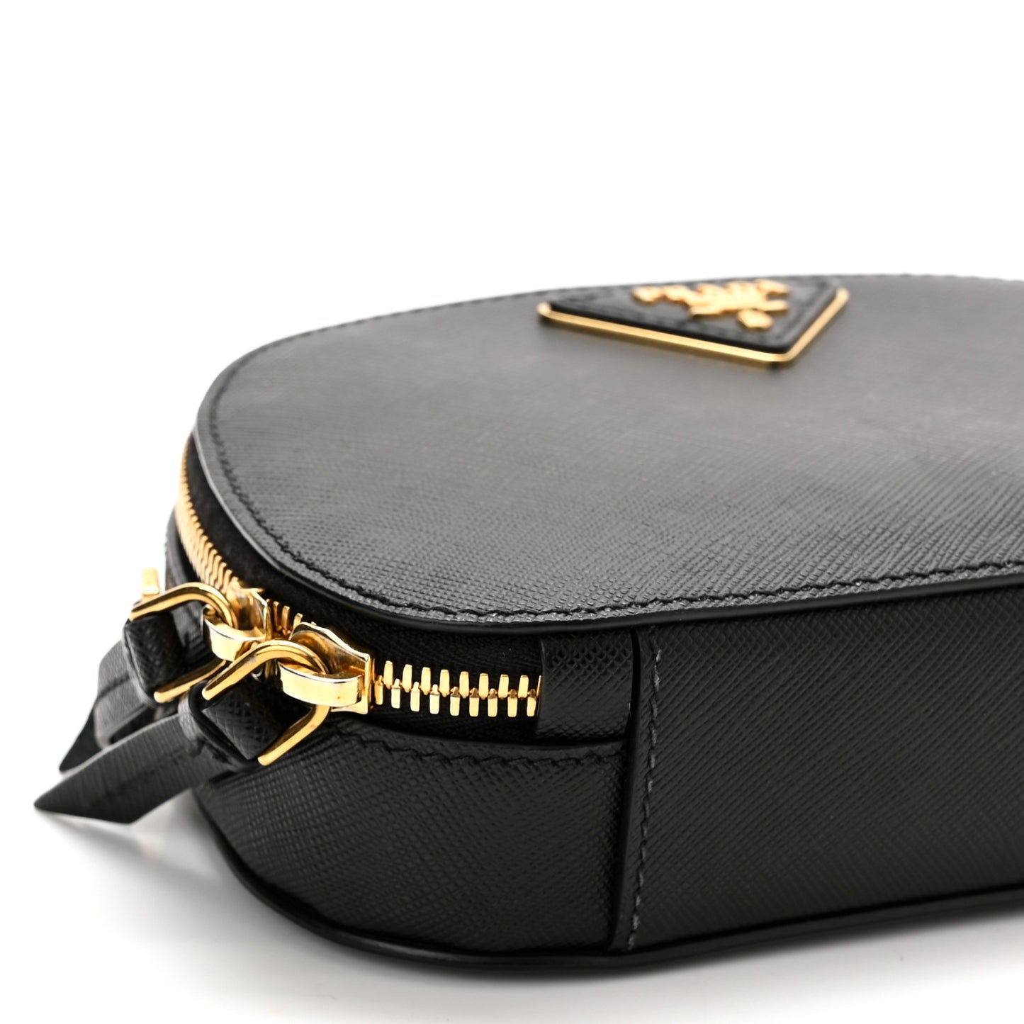 Saffiano Lux Odette Belt Bag Black