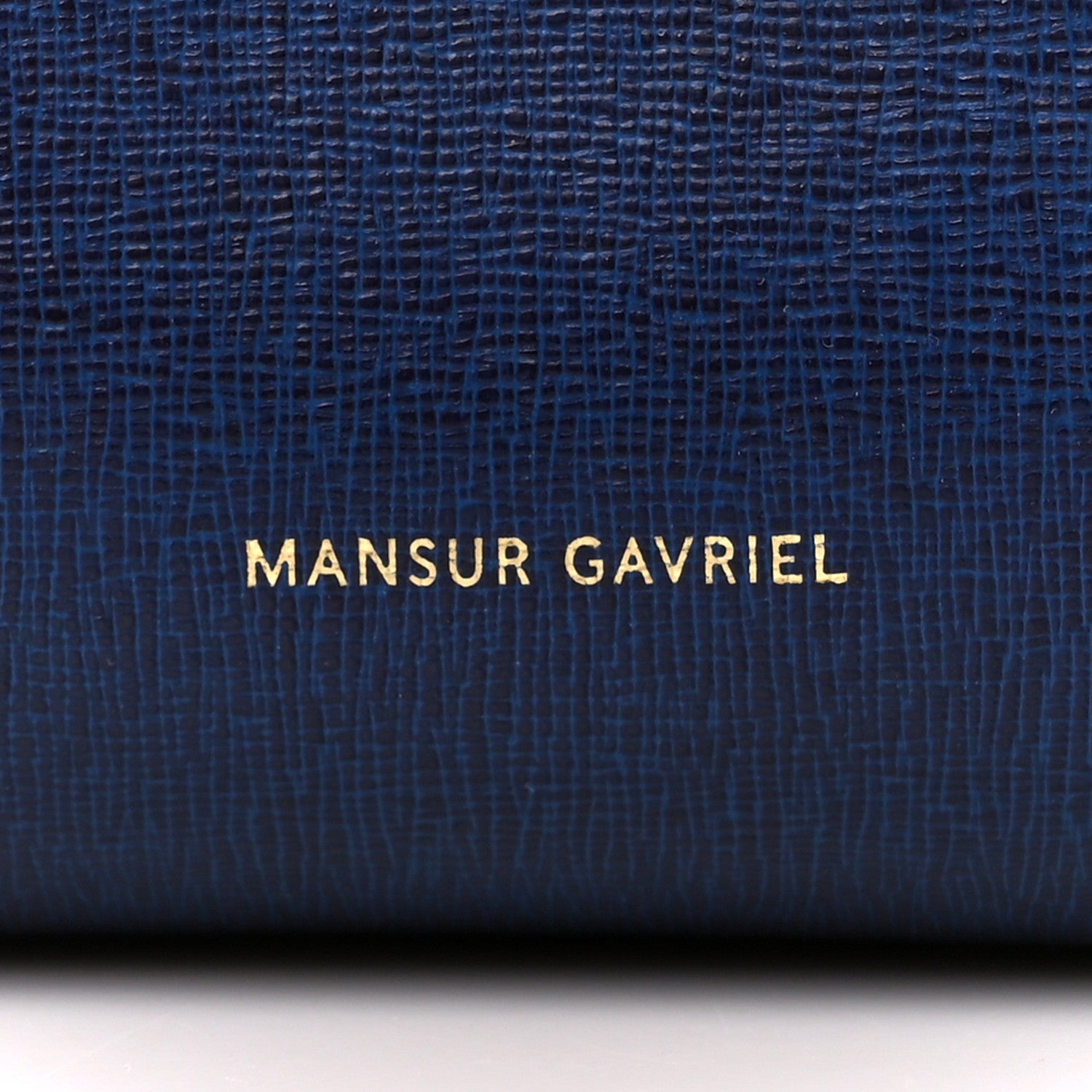 Mansur Gavriel Saffiano Mini Bucket Bag Blue 7 of 10