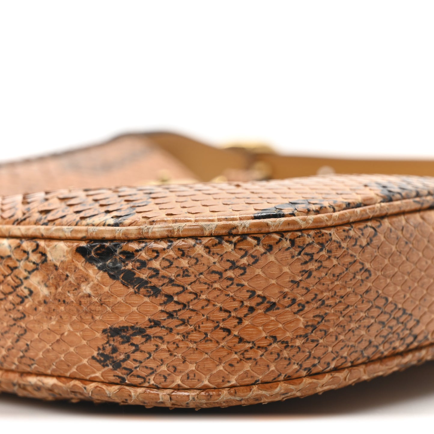 Snakeskin Calfskin Small Jackie 1961 Hobo Brown