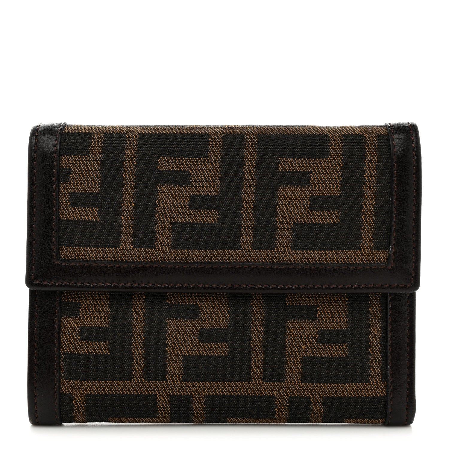 Fendi Zucca Compact Wallet Tobacco 1797711 – FASHIONPHILE