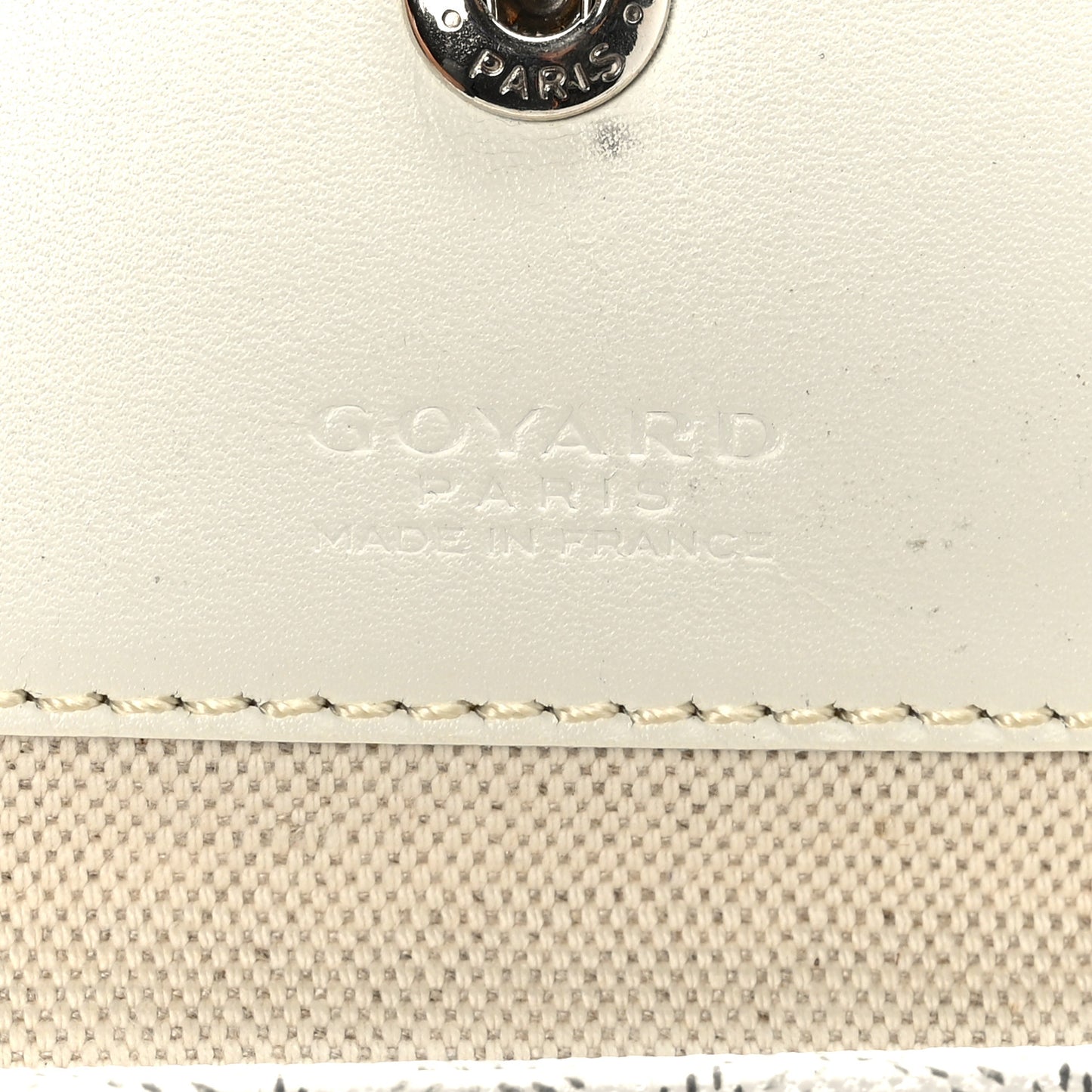 Goyardine Saint Louis PM White