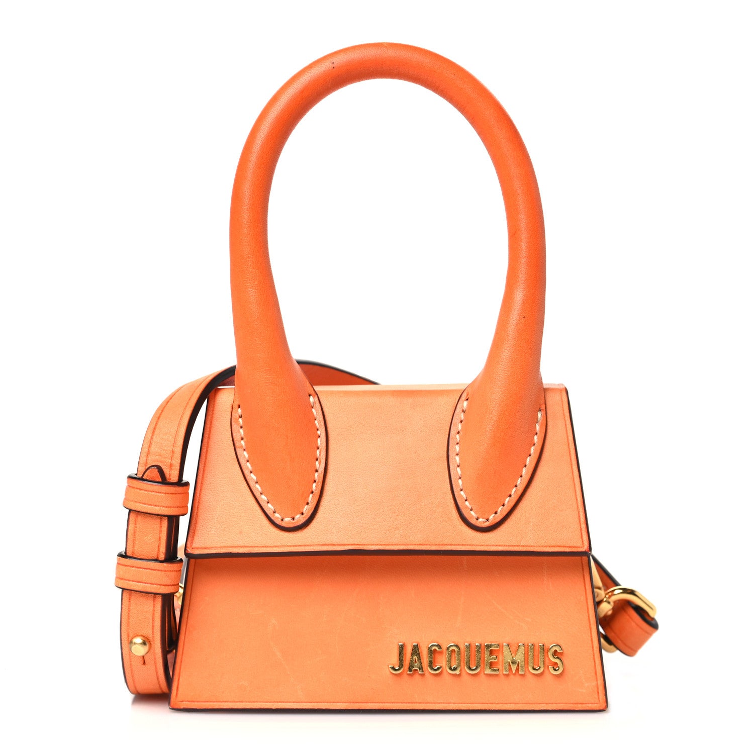 Jacquemus Smooth Calfskin Le Chiquito Orange 1 of 10