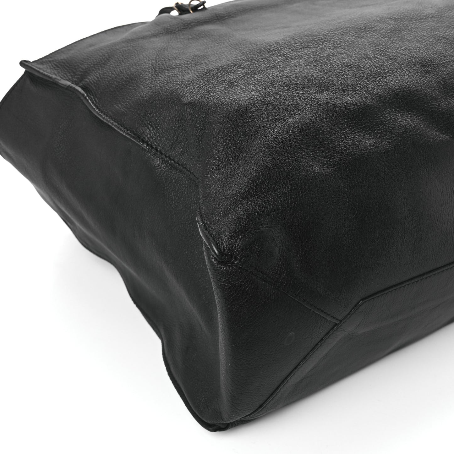 Supple Calfskin Papier A4 Tote Black
