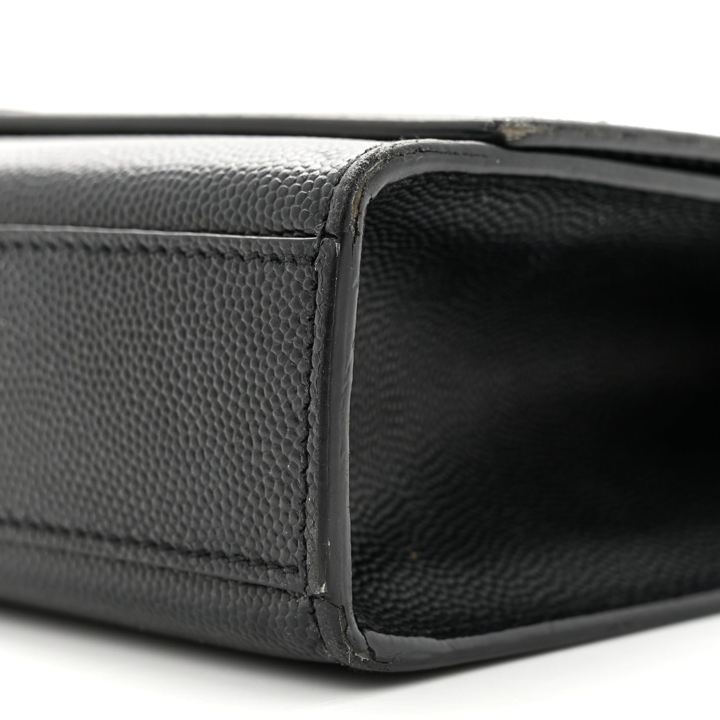Grain De Poudre Medium Classic Monogram Kate Satchel Black