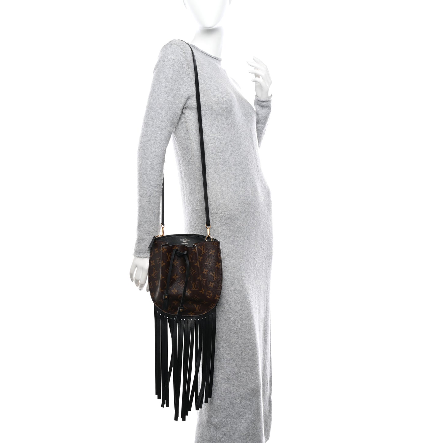 Monogram Fringed Noe