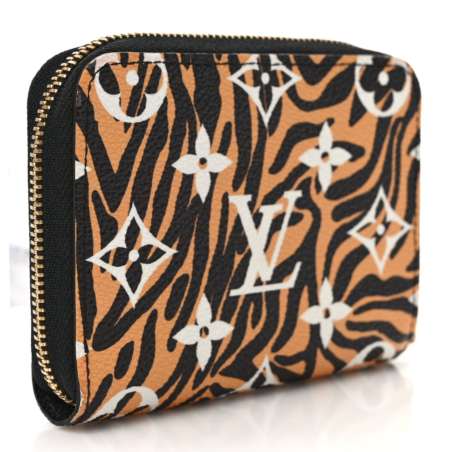 Monogram Giant Jungle Zippy Coin Purse Black