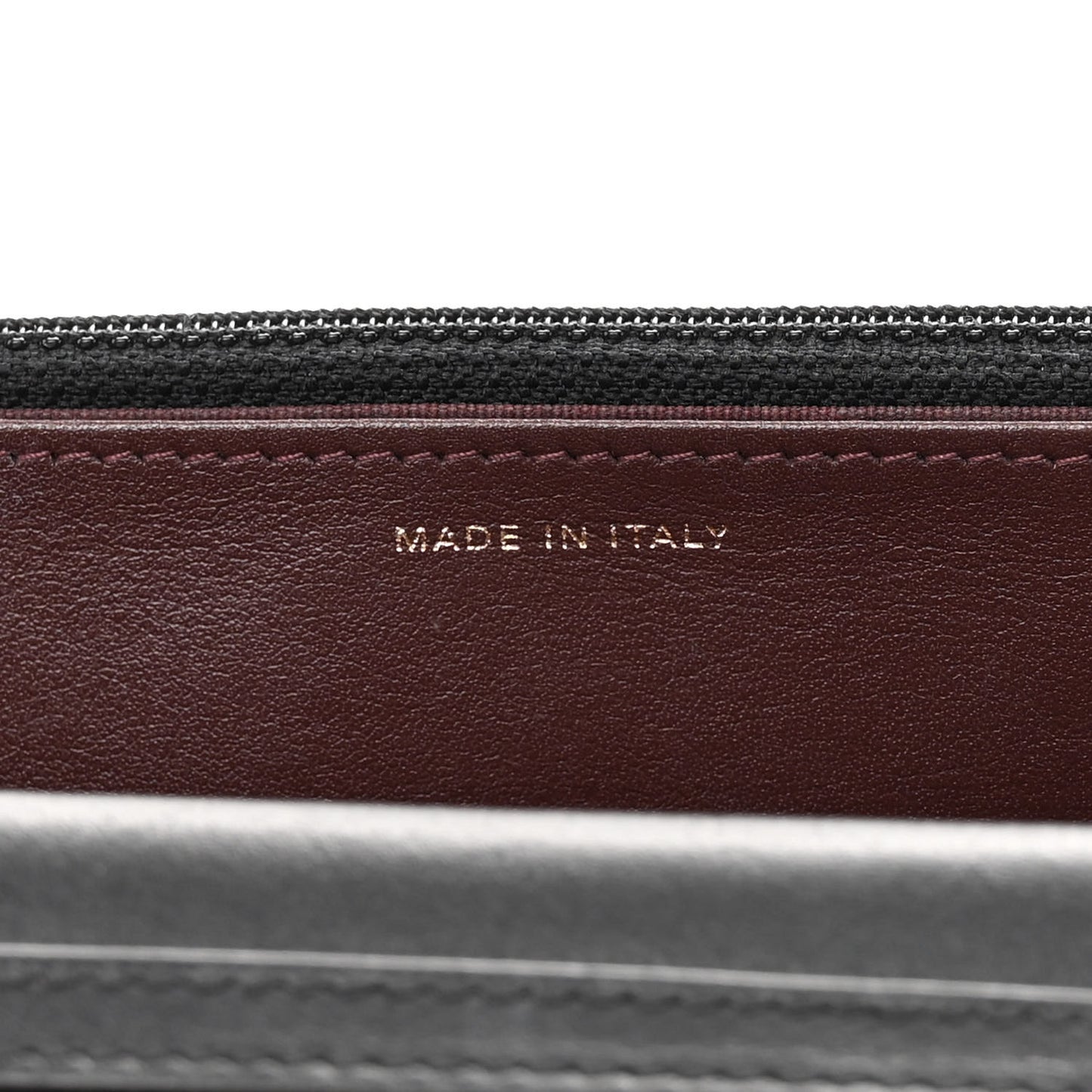 Aged Calfskin Quilted Reissue Wallet On Chain WOC Black