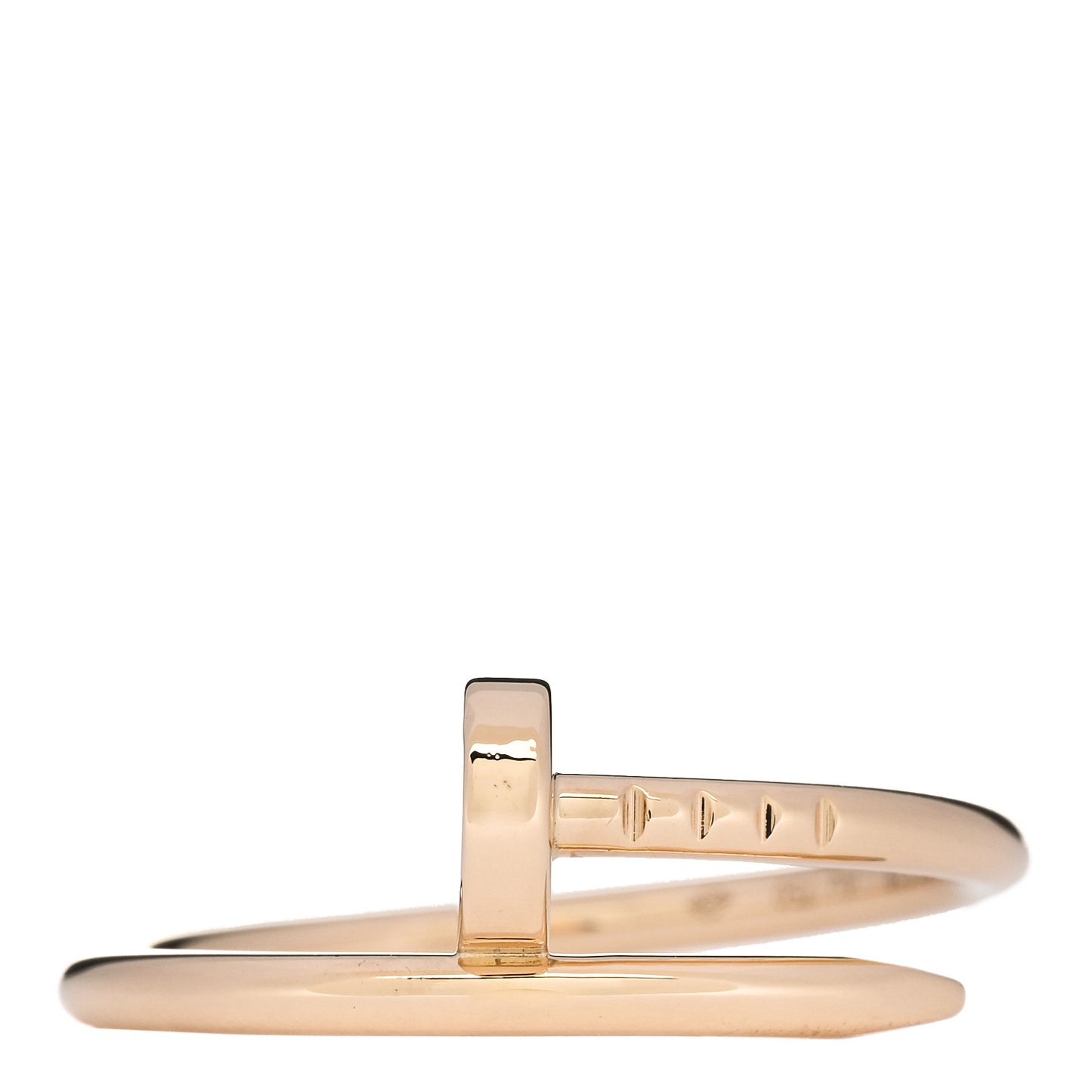 18K Yellow Gold Small Juste Un Clou Ring 54 6.75