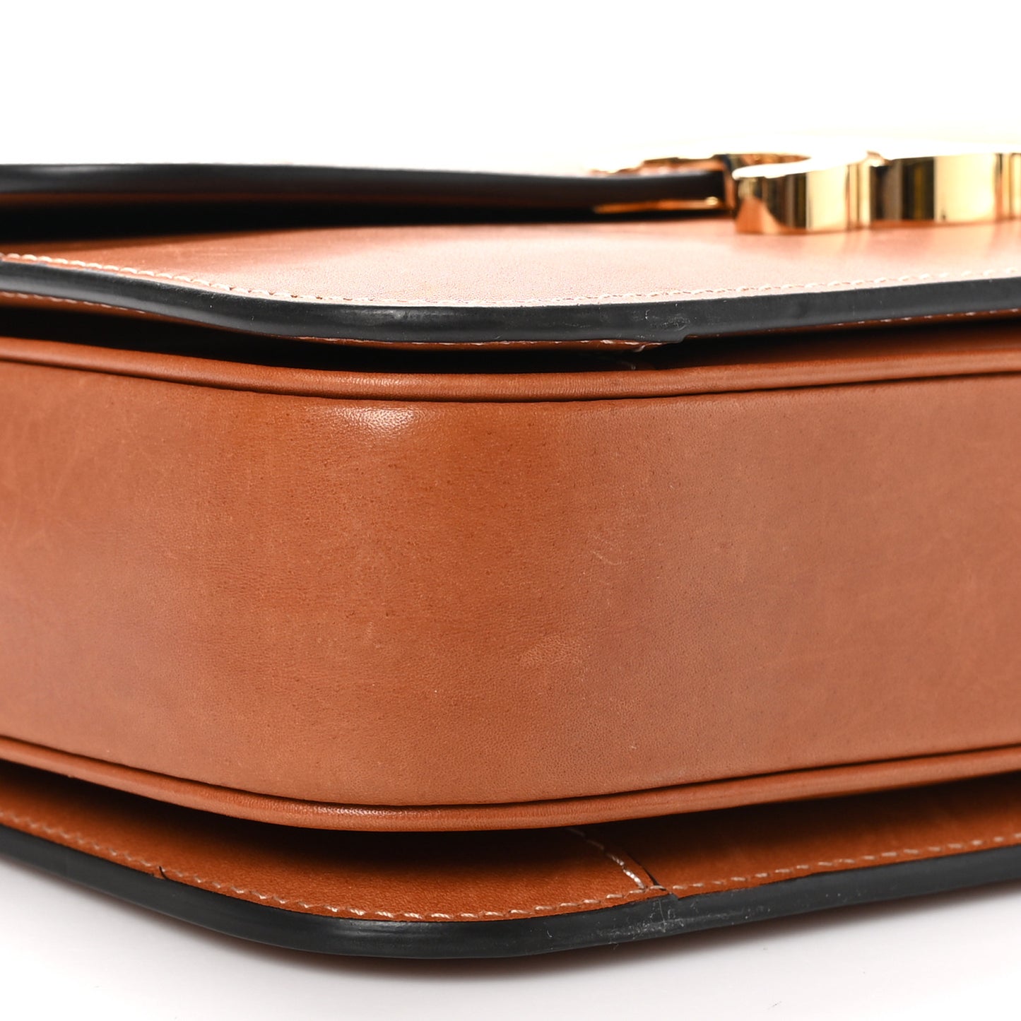 Natural Calfskin Medium Triomphe Tan