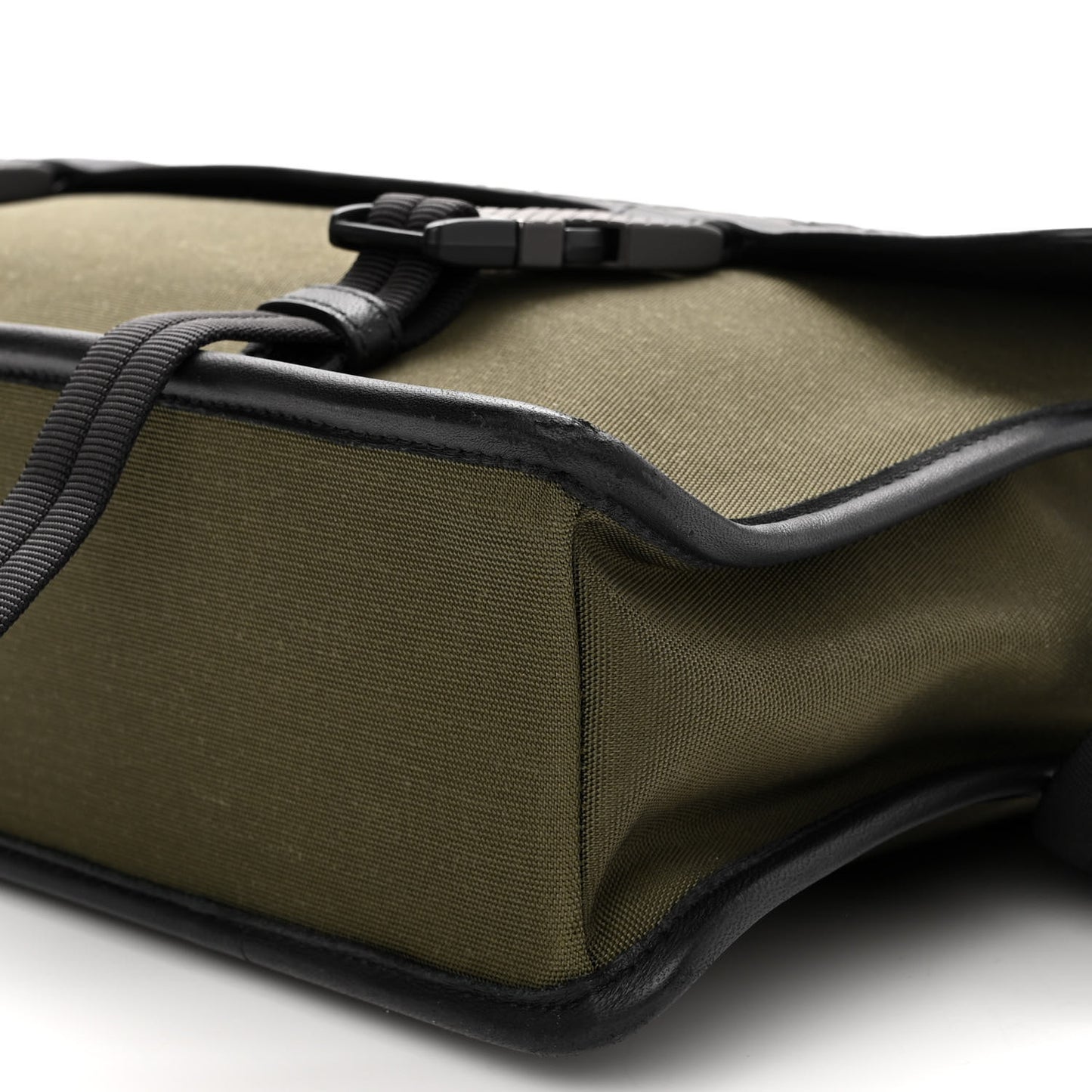 Canvas Calfskin Intrecciato Messenger