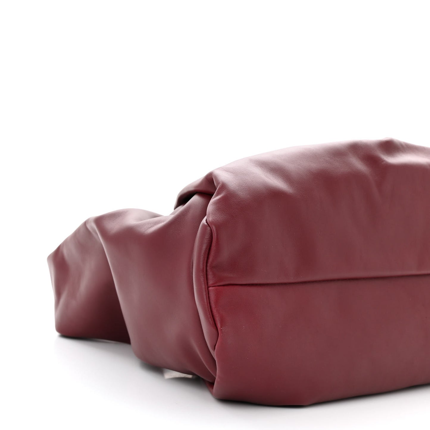 Smooth Butter Calfskin Small The Shoulder Pouch Dark Red