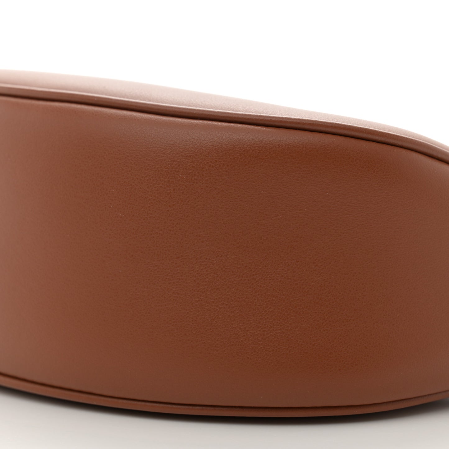 Smooth Calfskin Medium Strap Ava Triomphe Shoulder Bag Tan