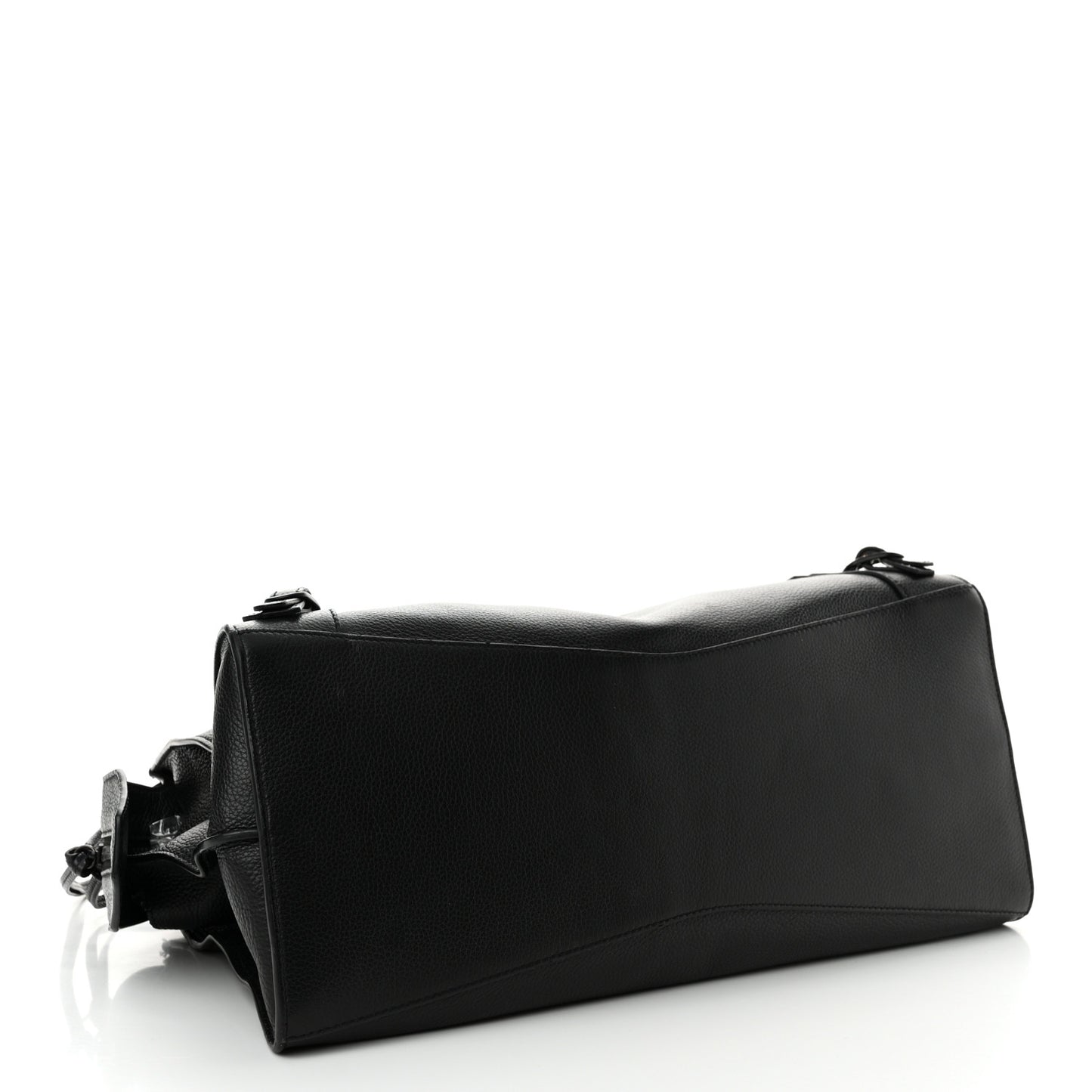Grained Calfskin Black Hardware Neo Classic City Black