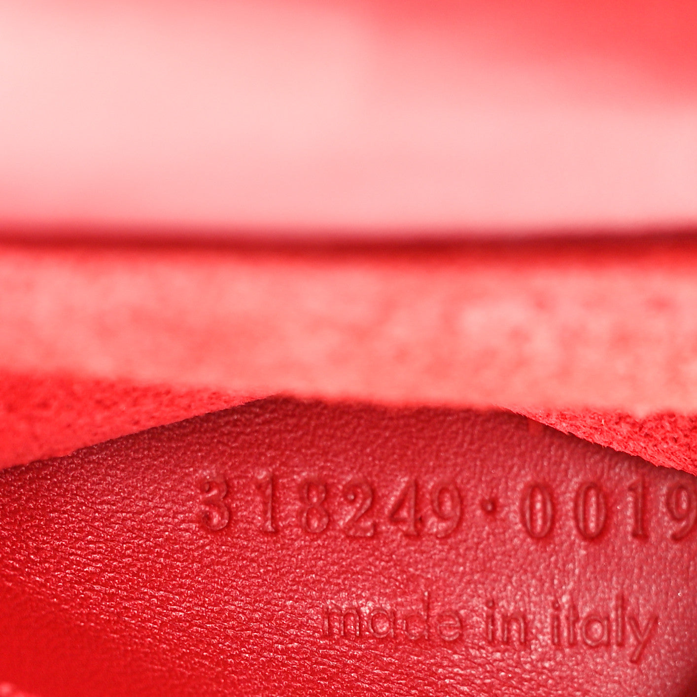 Calfskin Small Classic Lulu Bag Red