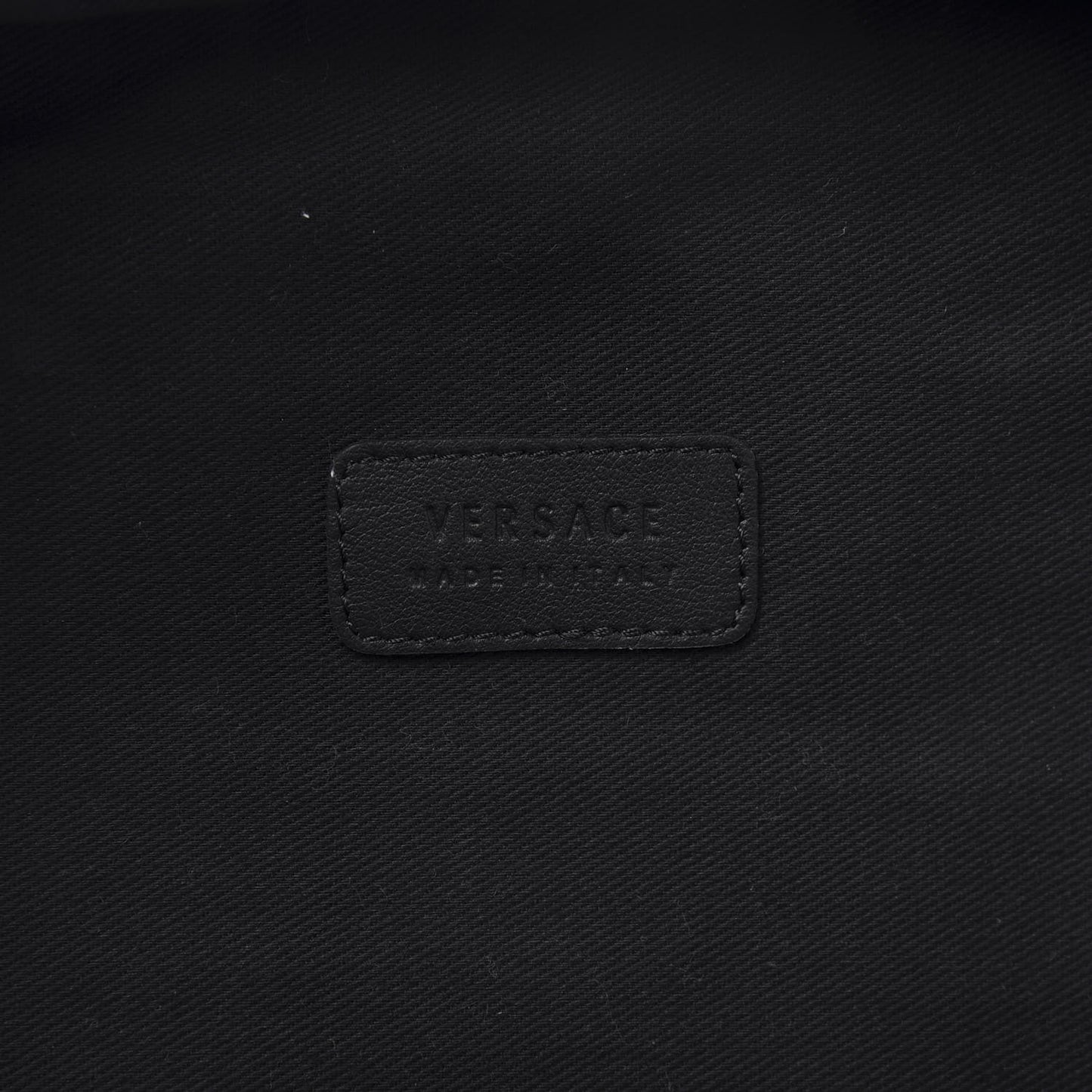 Nylon Palazzo Medusa Backpack Black