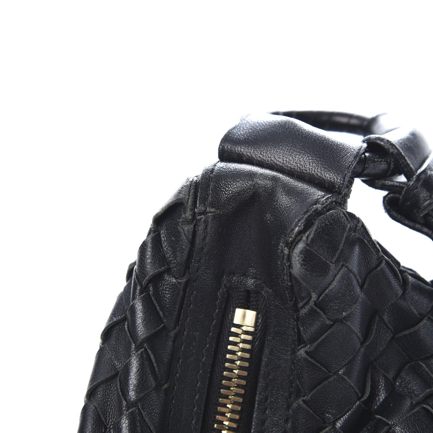 Nappa Intrecciato Hobo Black