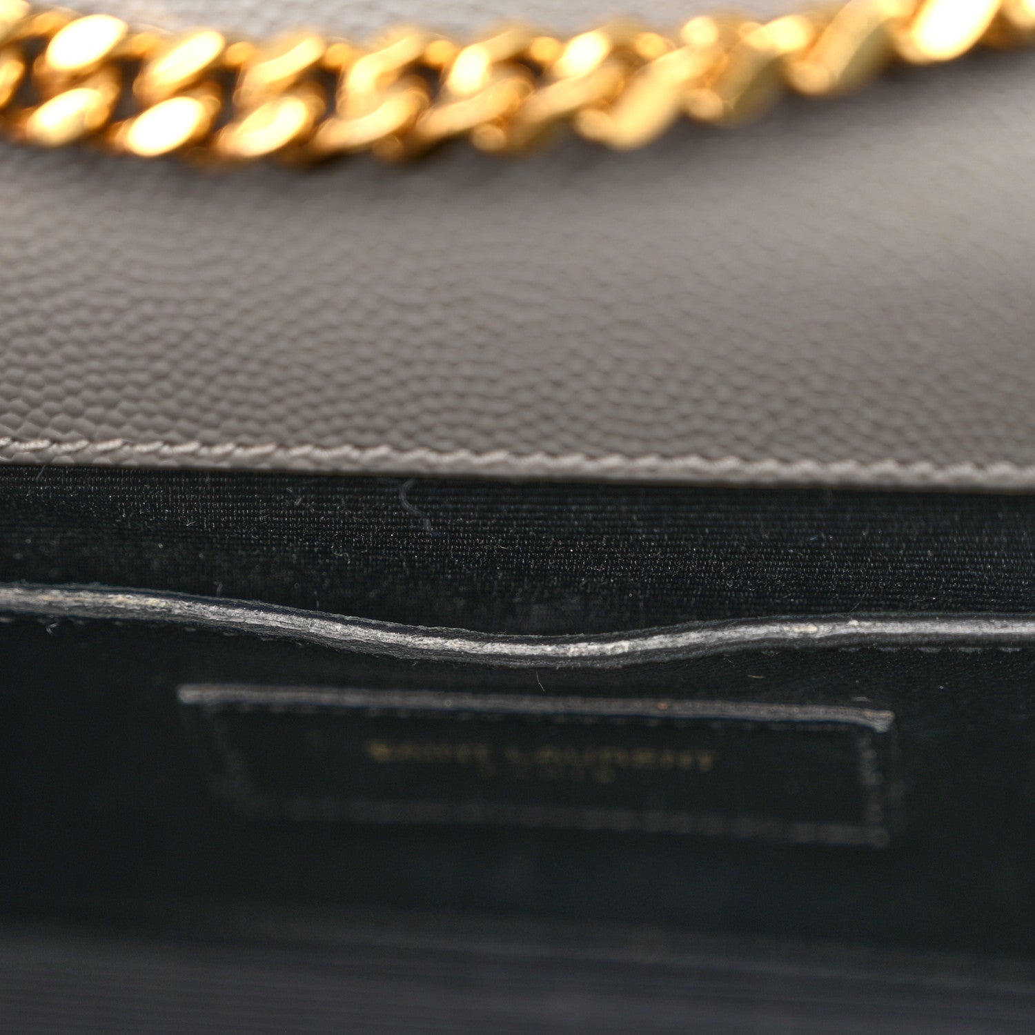 Saint Laurent Grain De Poudre Small Monogram Kate Satchel Eather 10 of 10