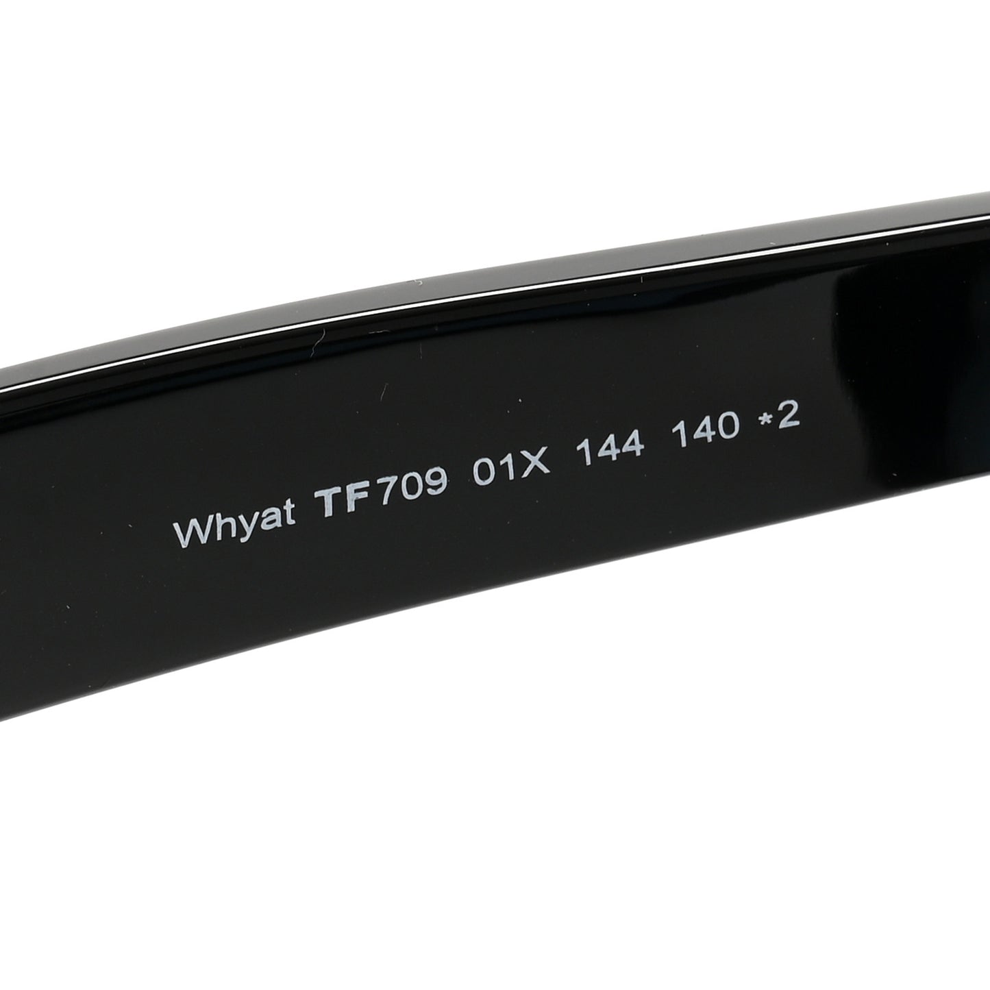 Acetate Mirrored Whyat Square Sunglasses TF709 Black Blue