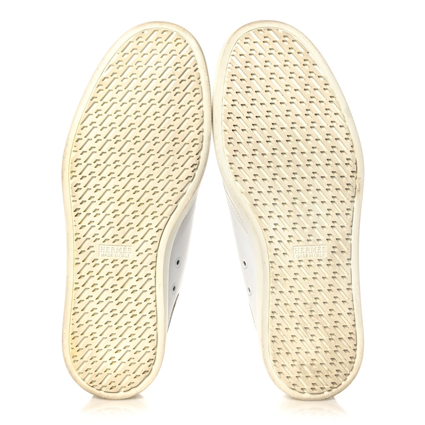 Lambskin Mens Lace Up Sneakers 41 White