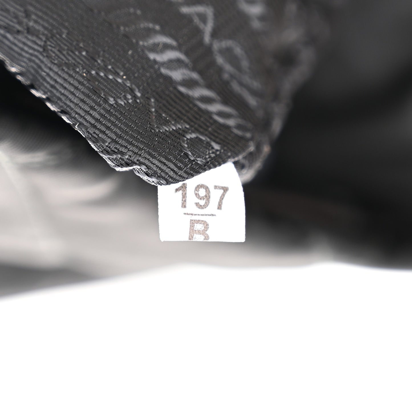 Nylon Tessuto Impuntu Quilted Tote Black