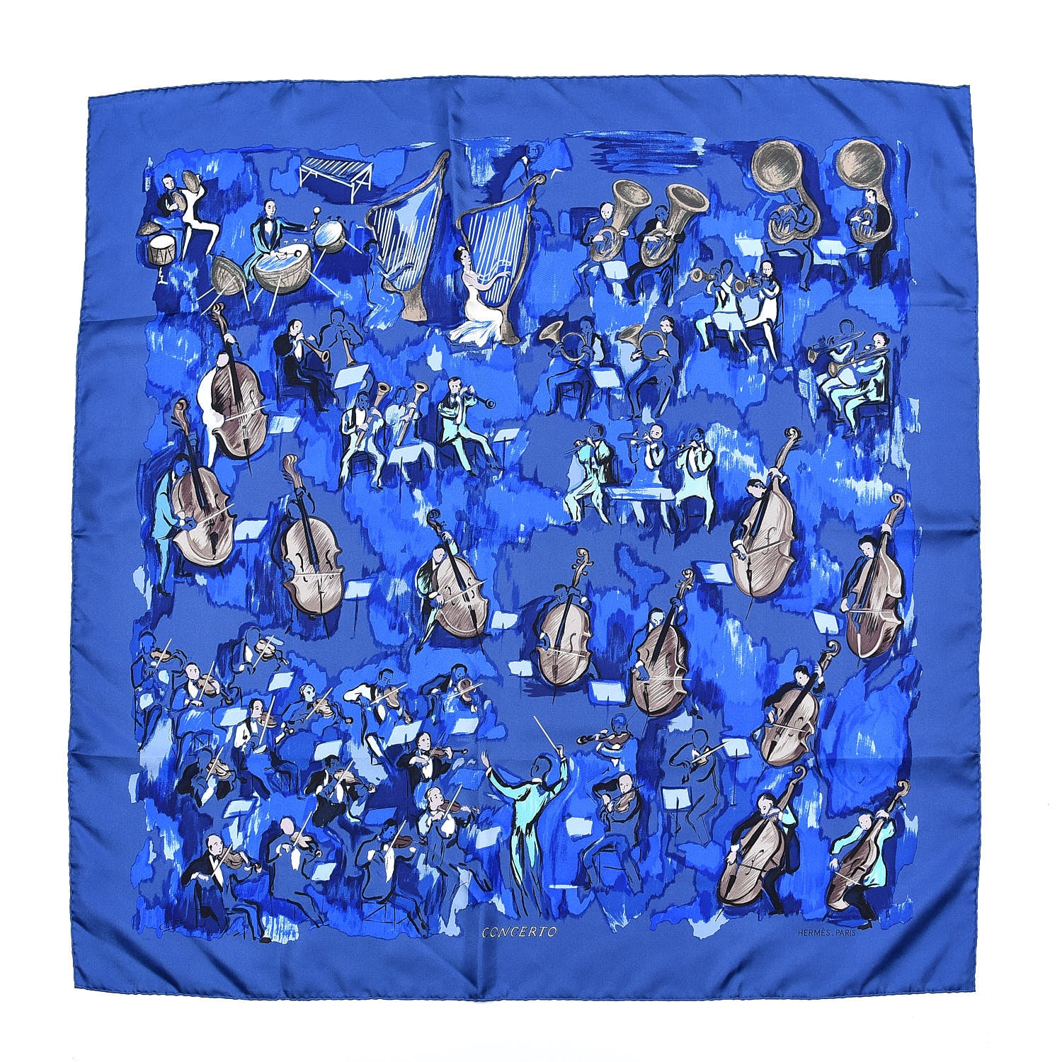 Hermes Silk Concerto Scarf 90 439321 – FASHIONPHILE