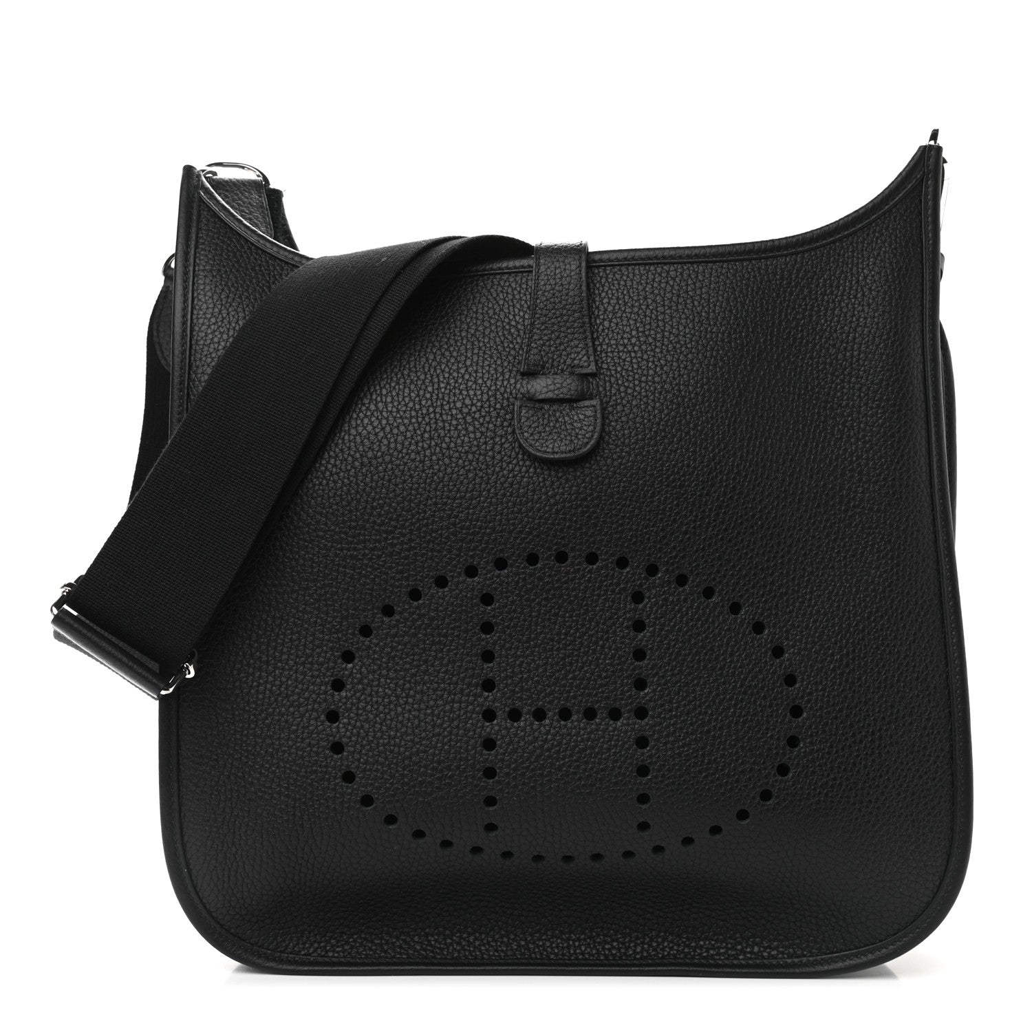Hermes Taurillon Clemence Evelyne III GM Black 1 of 9