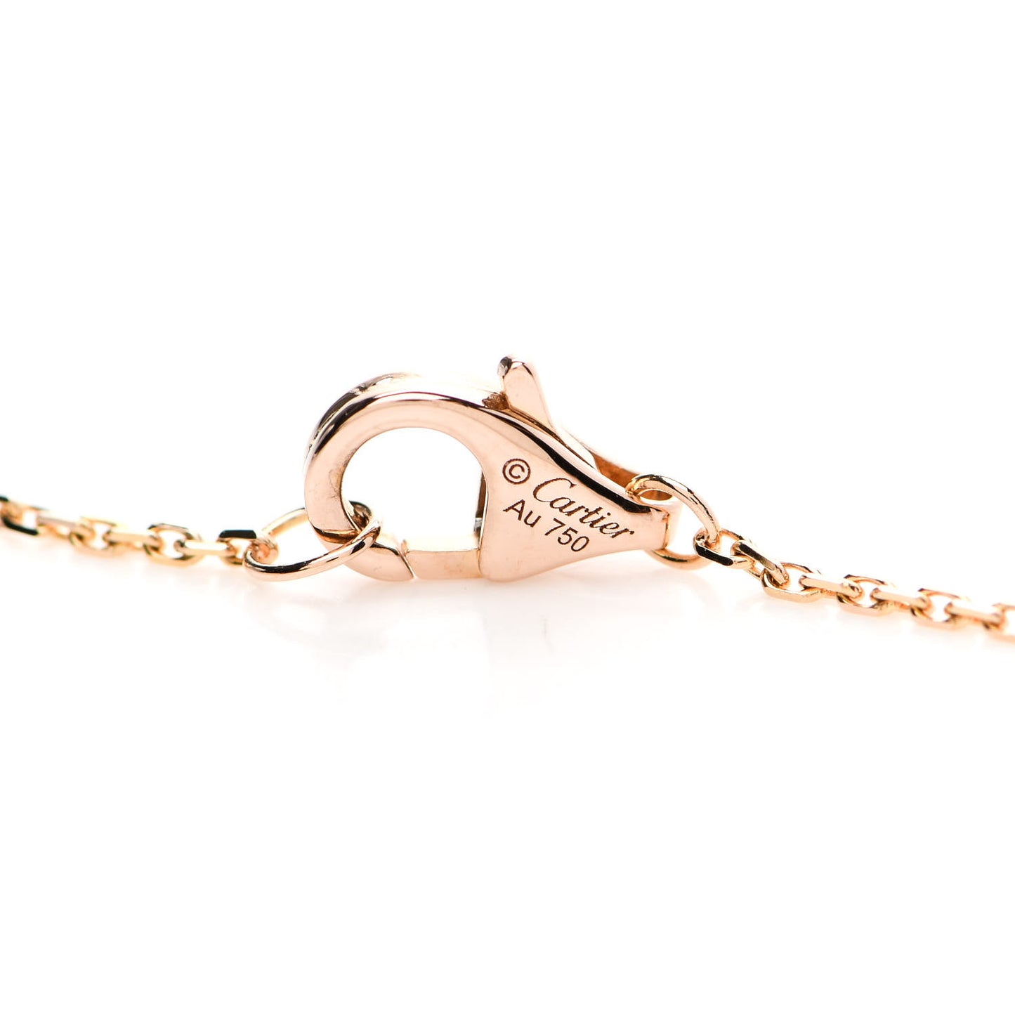 18K Pink Yellow White Gold Diamond Trinity Pendant Necklace