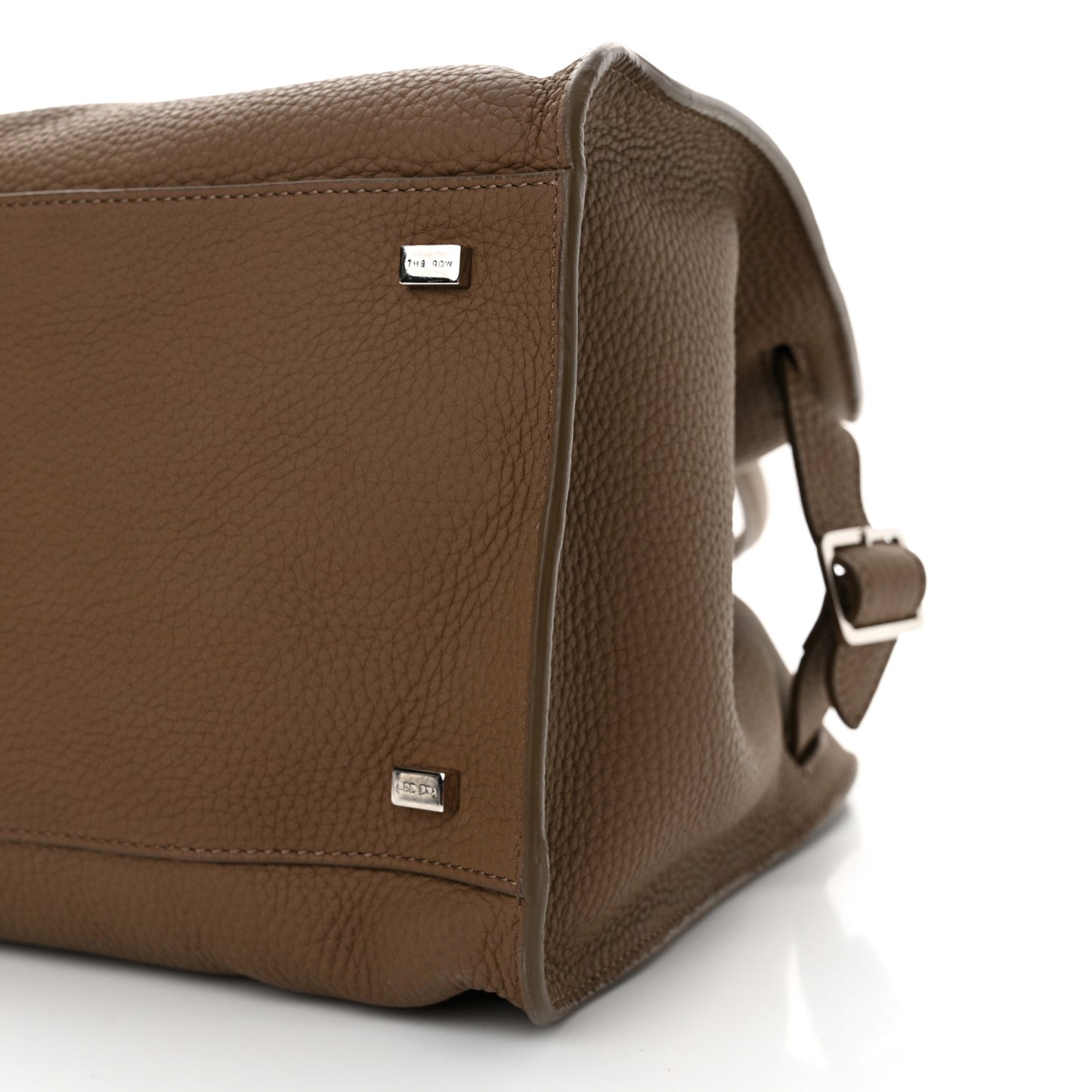 Matte Grained Calfskin Soft Margaux 12 Taupe