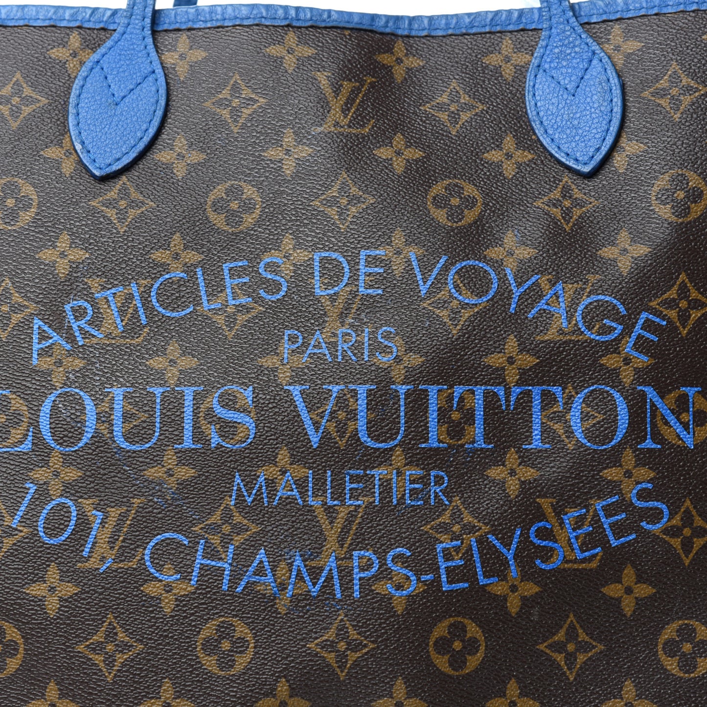 Monogram Articles de Voyage Ikat Neverfull GM Grand Blue
