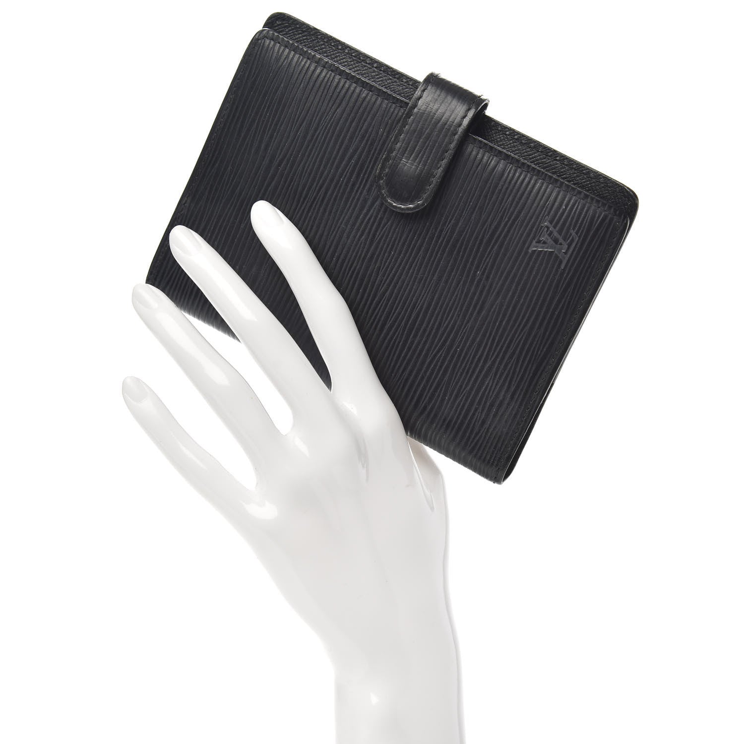 Louis Vuitton Epi Small Ring Agenda Cover Black 2 of 9