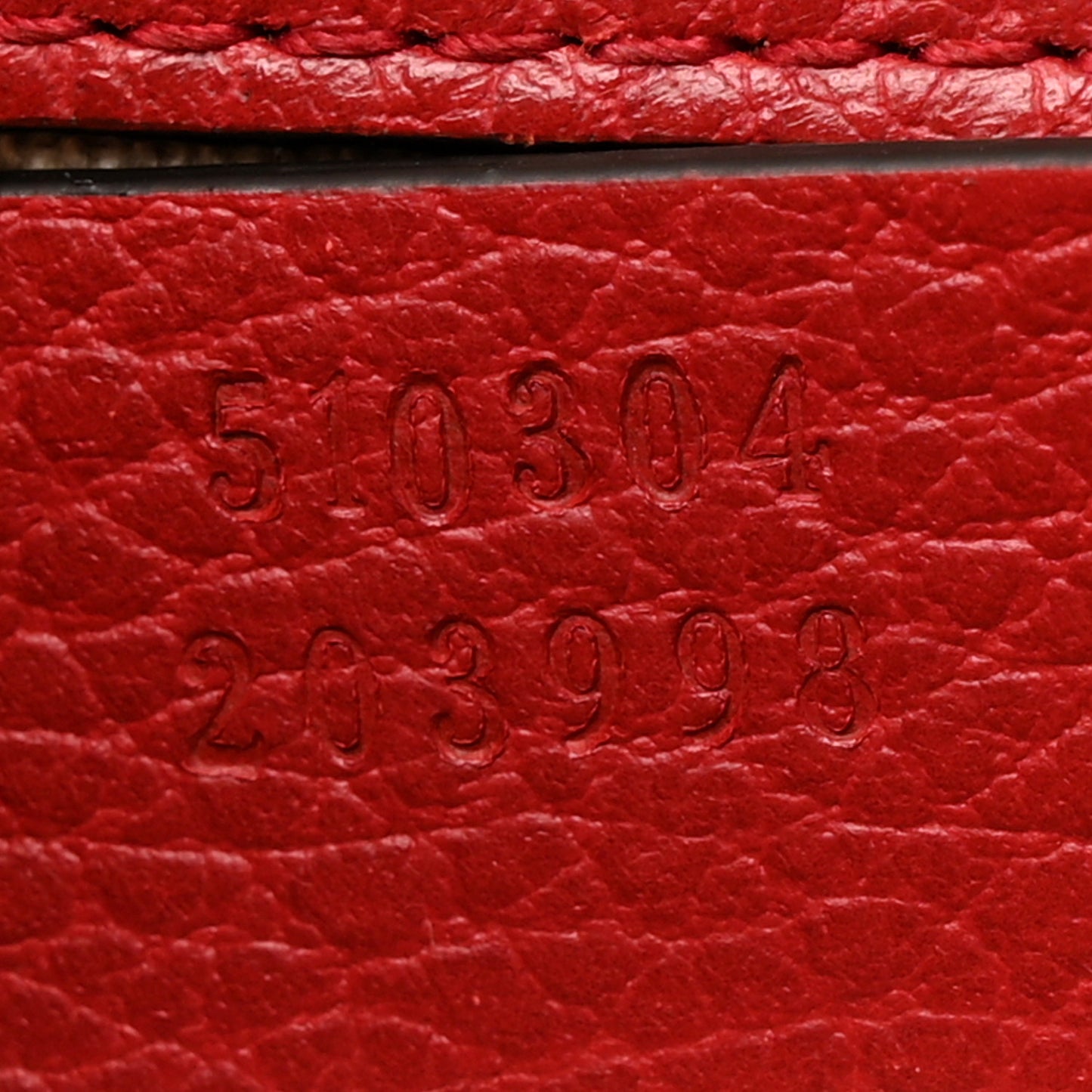 Dollar Calfskin Small Interlocking G Shoulder Bag Red
