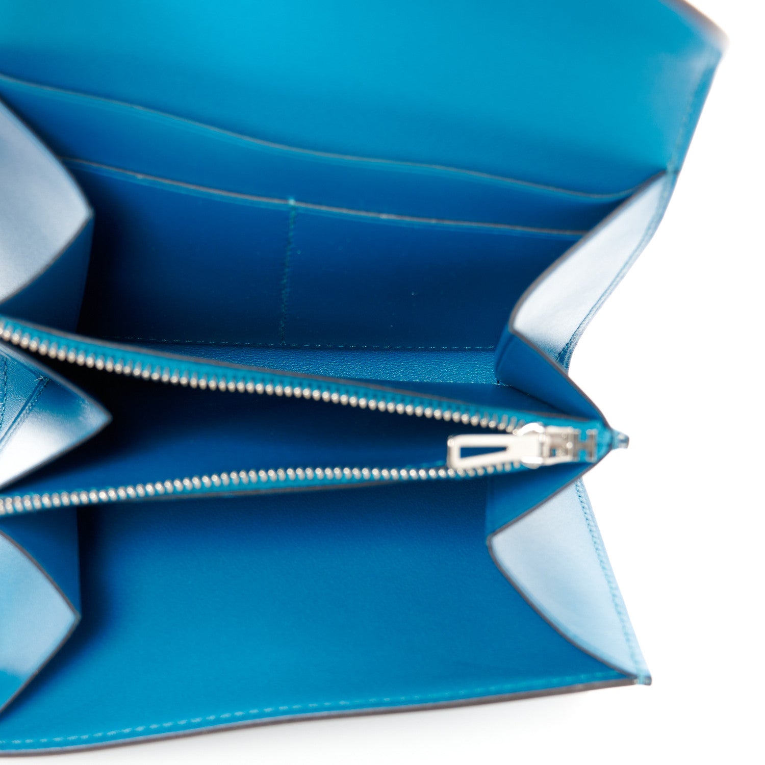 Hermes Allegro Constance Short Wallet Bleu Izmir 5 of 8
