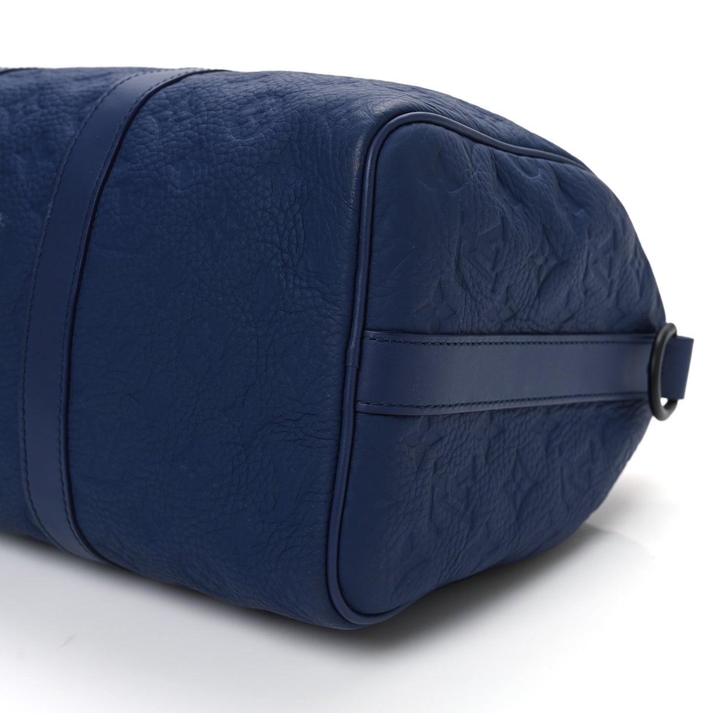 Monogram Taurillon Keepall Bandouliere 35 Blue