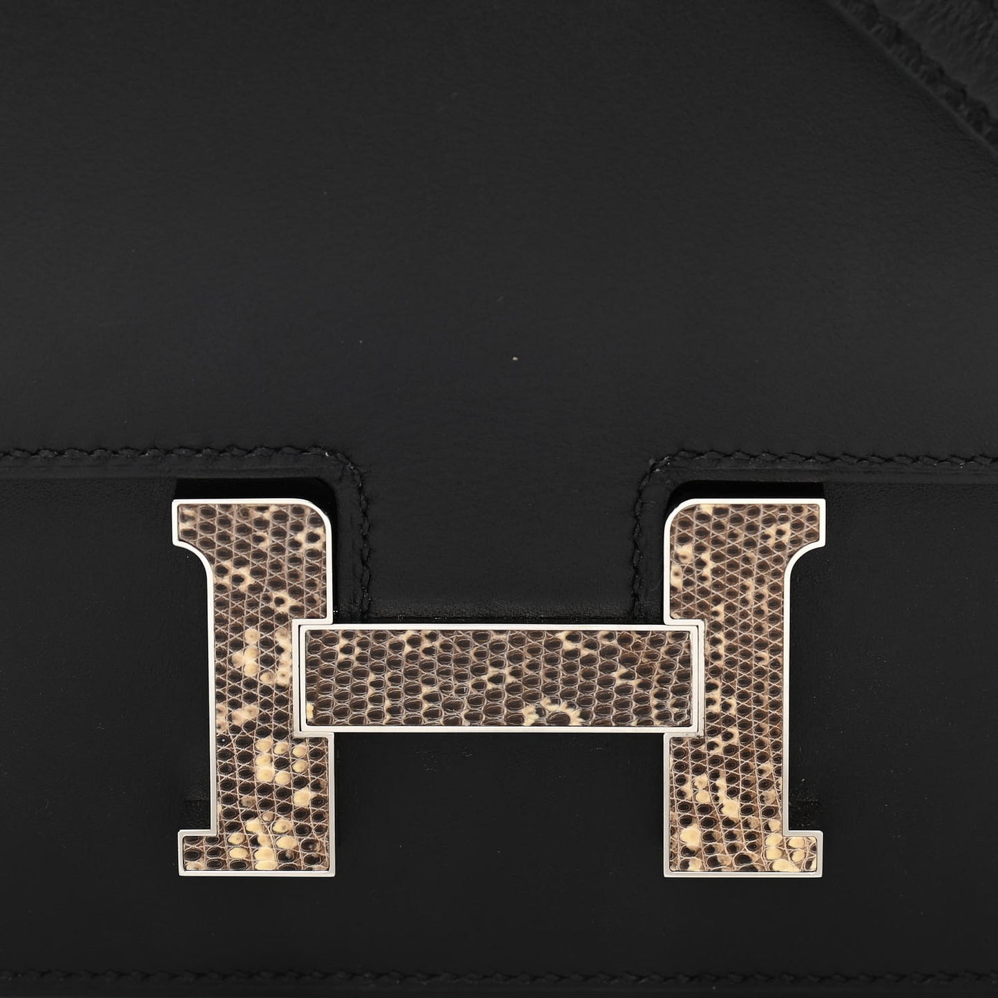 Veau Monsieur Lizard Constance 18 Black Ombre